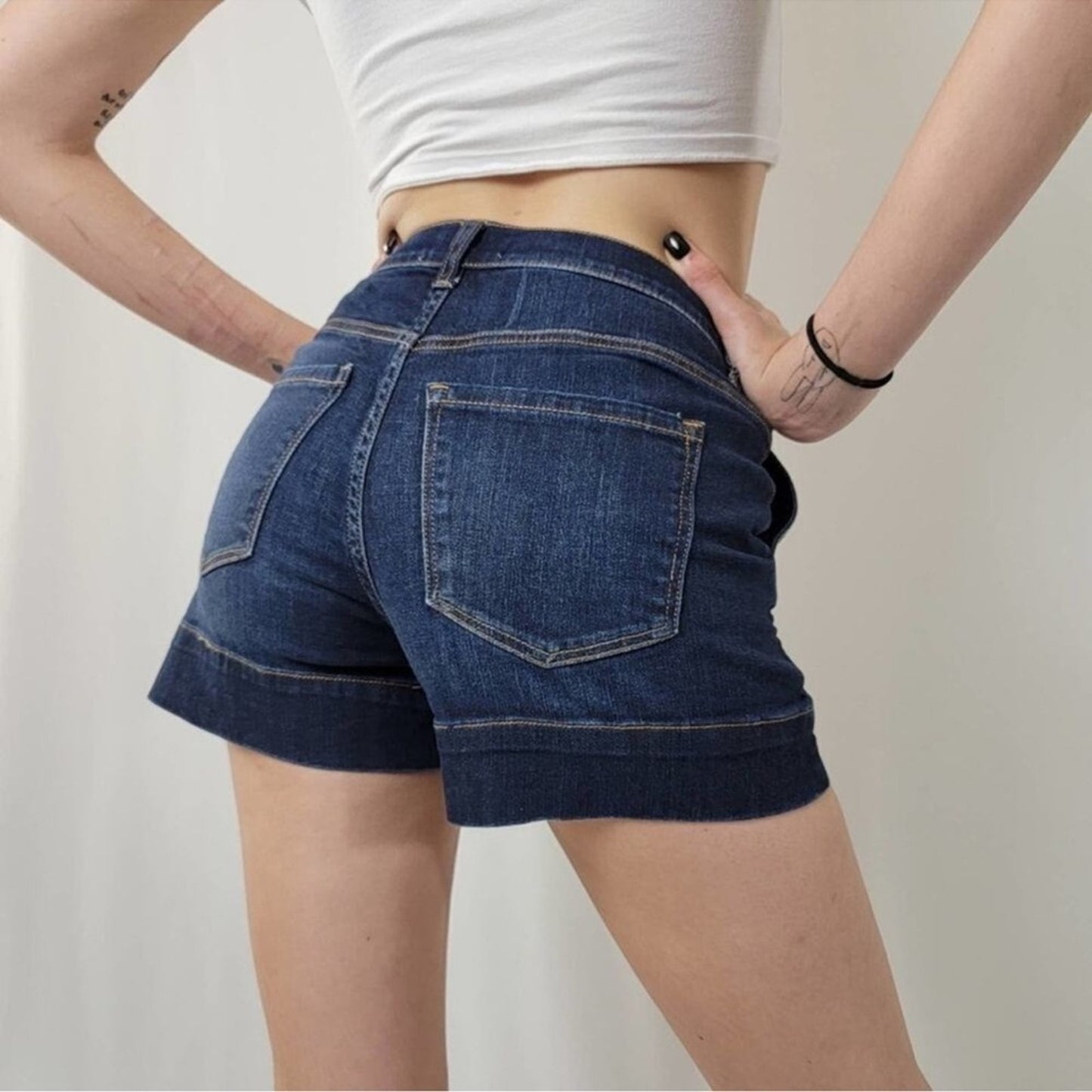 Harper High Rise Jean Shorts