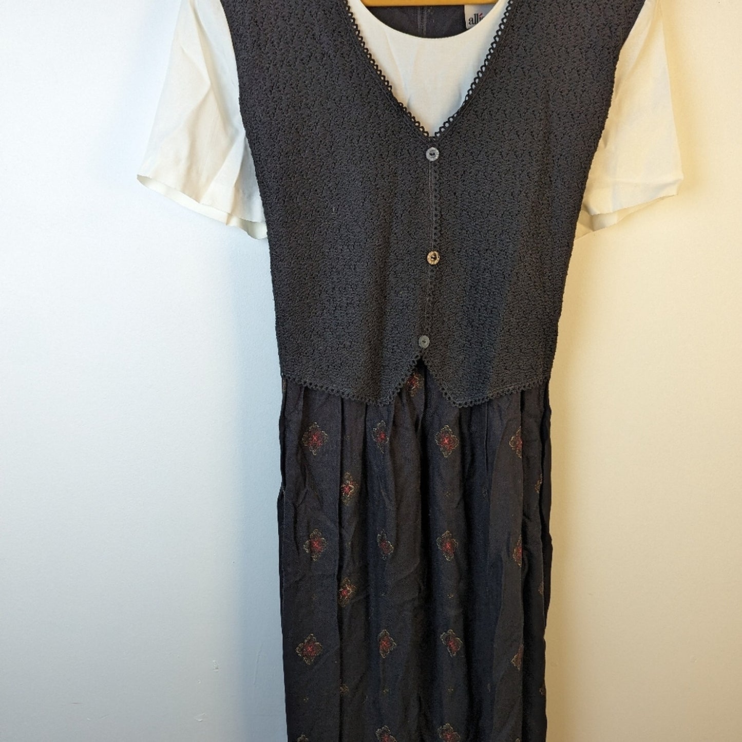 Vintage 80's Schoolteacher Dress - 18