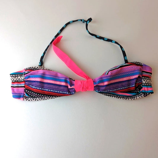 Xhiliration Bandeau Bikini Top - Small