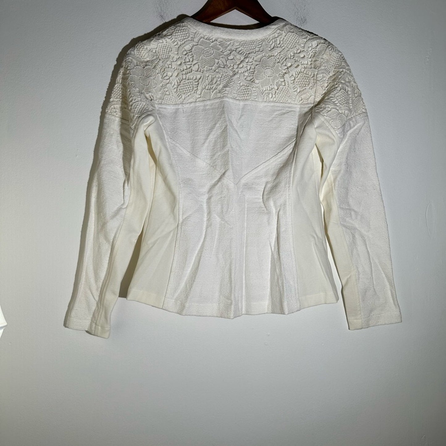 NWT CAbi Occassion White Jacket