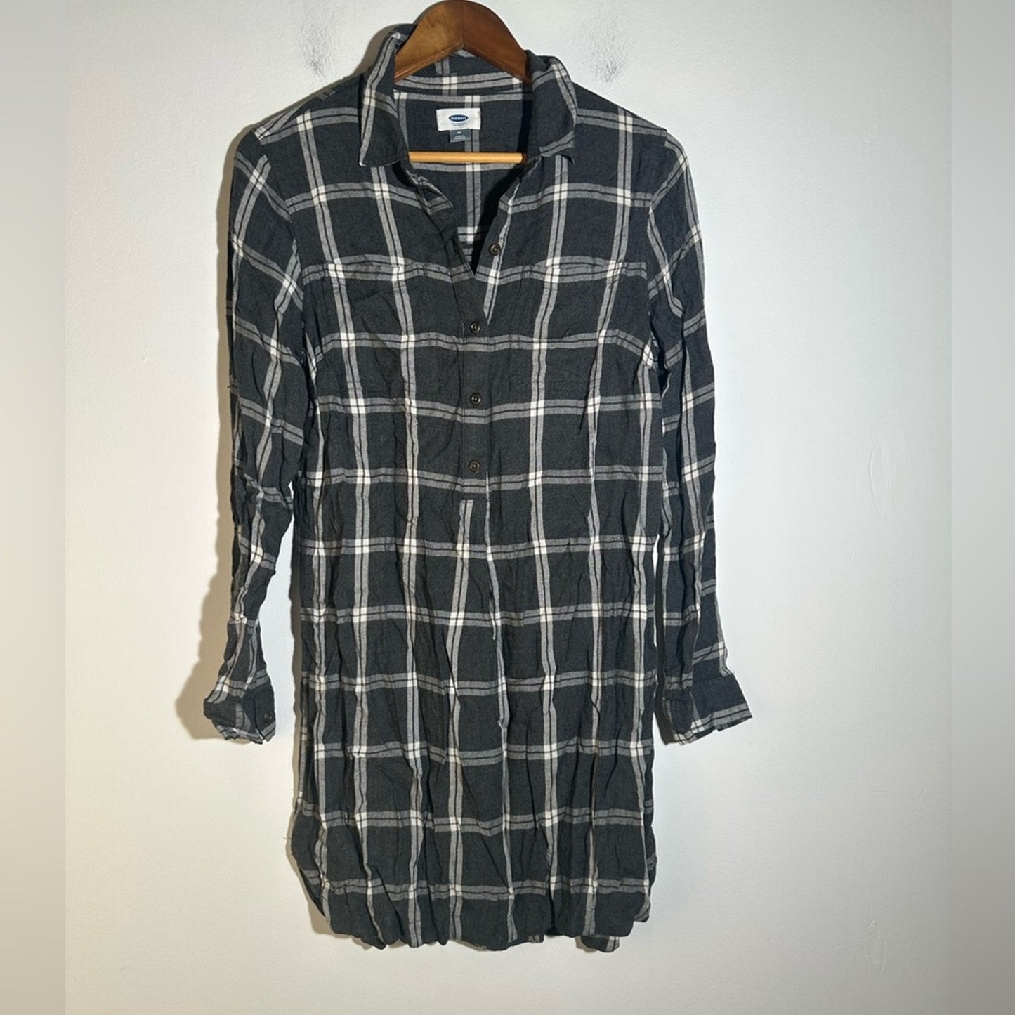 Old Navy Plaid Shirt Dress