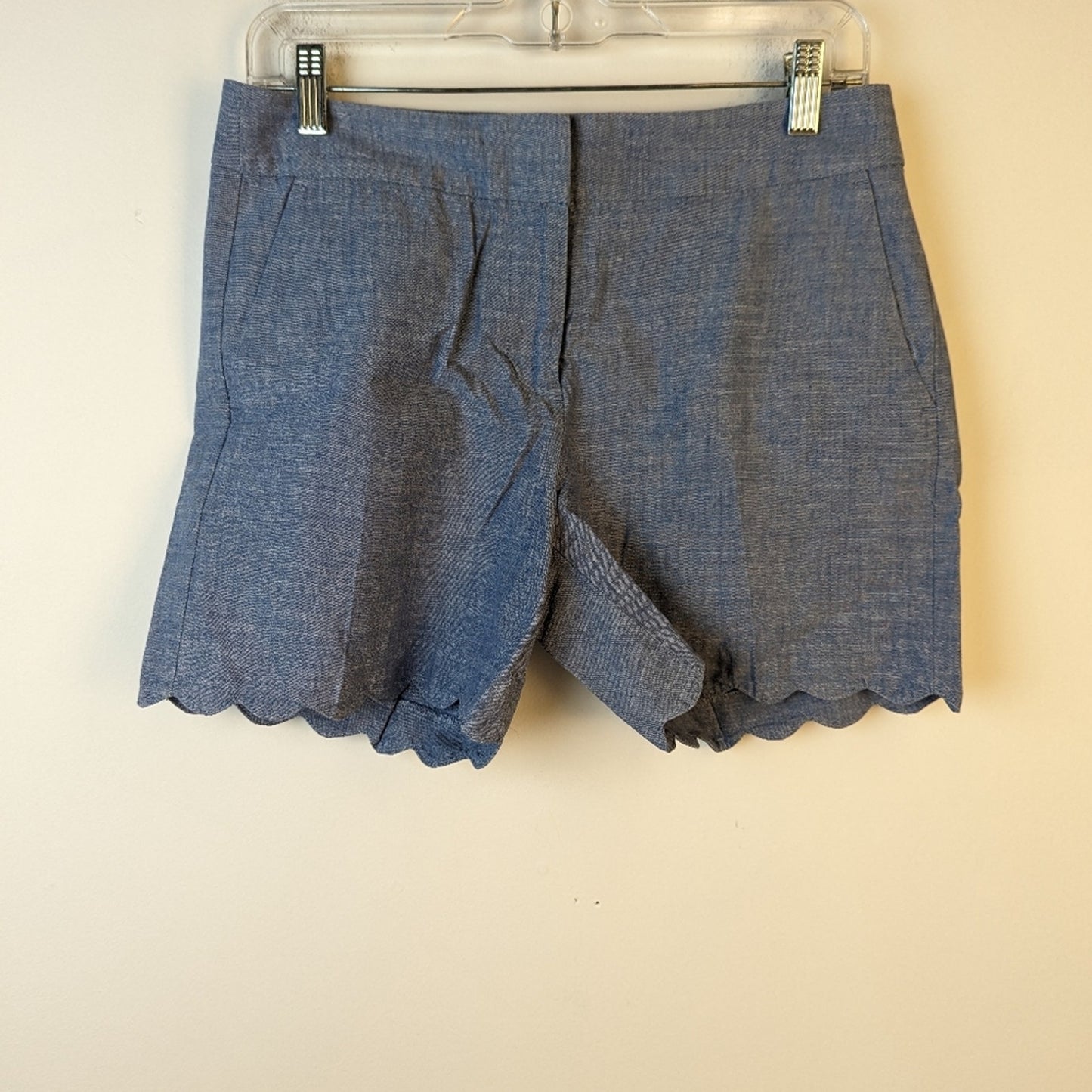 Talbots Scalloped Chambray Shorts - 2