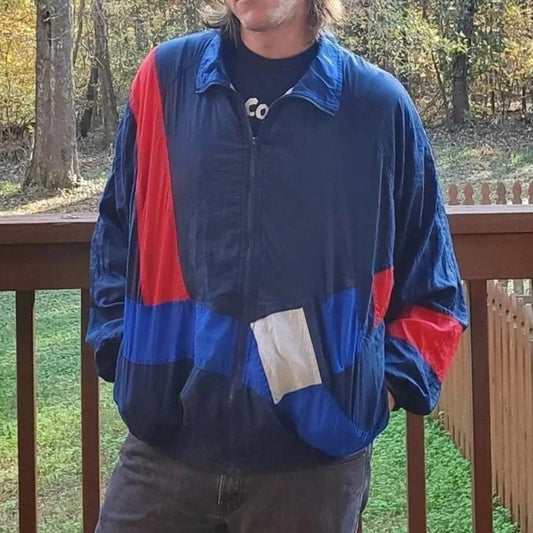 Vintage 80’s Color Block Track Jacket