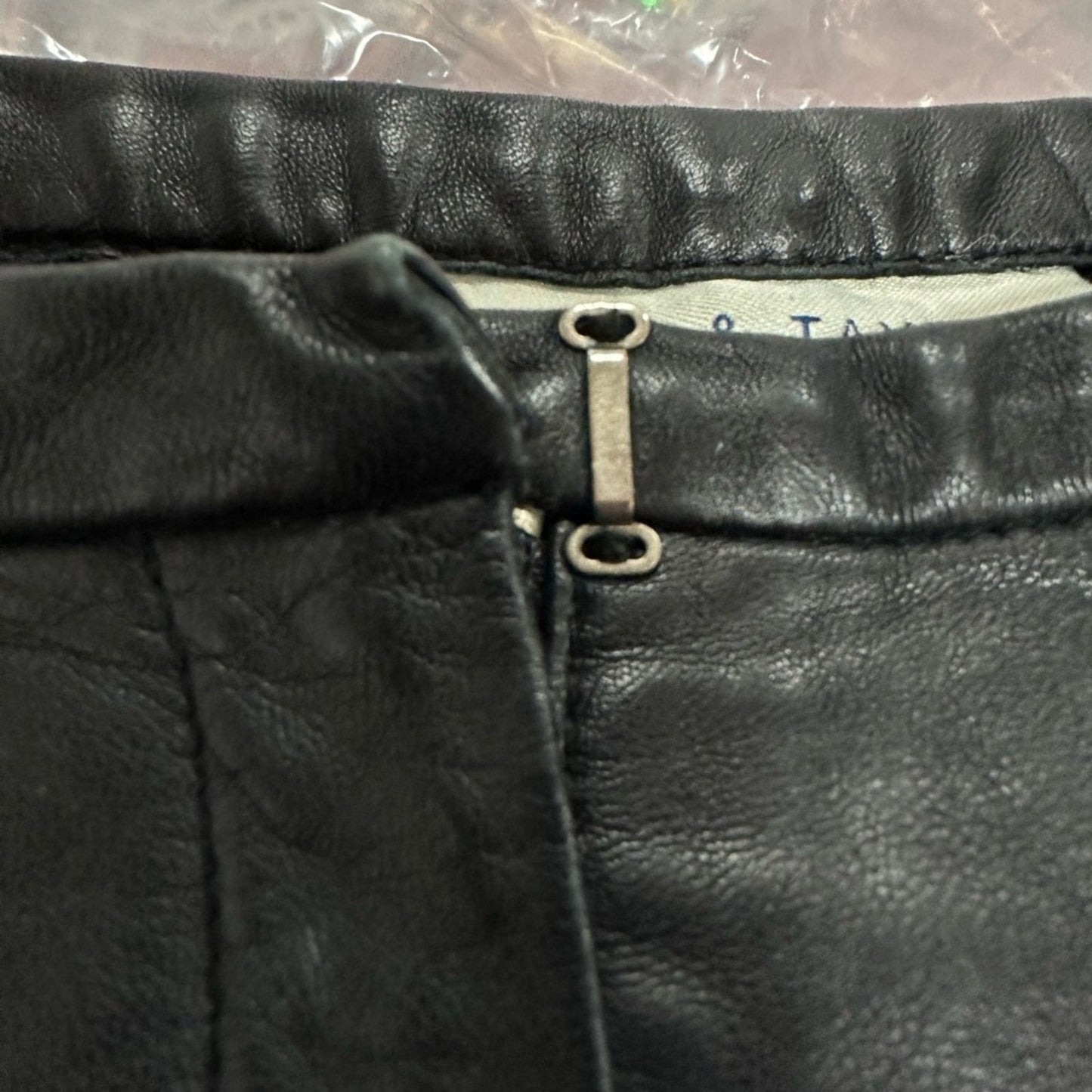 Vintage Lord & Taylor Calf Skin Leather Pants