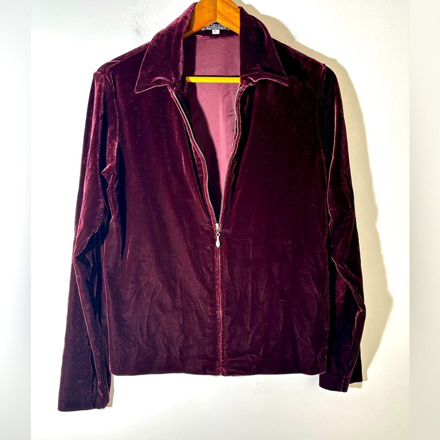 Vintage Harold’s Velvet Zip Up Jacket