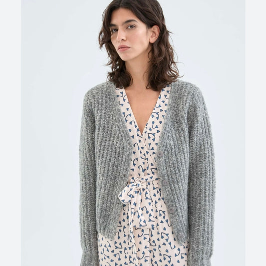 Compania Fantastica Grey Cardigan - Small