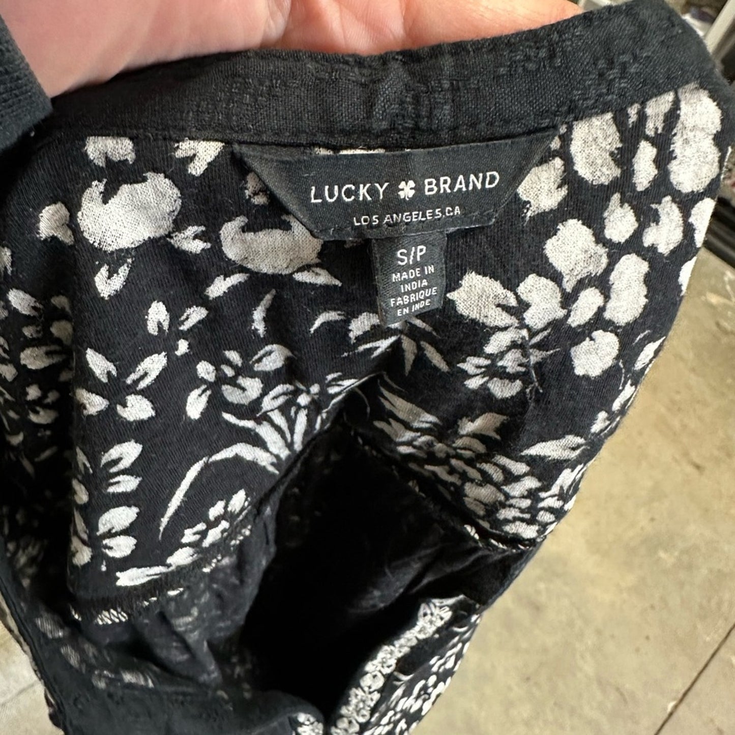 Lucky Brand Embroidered Top