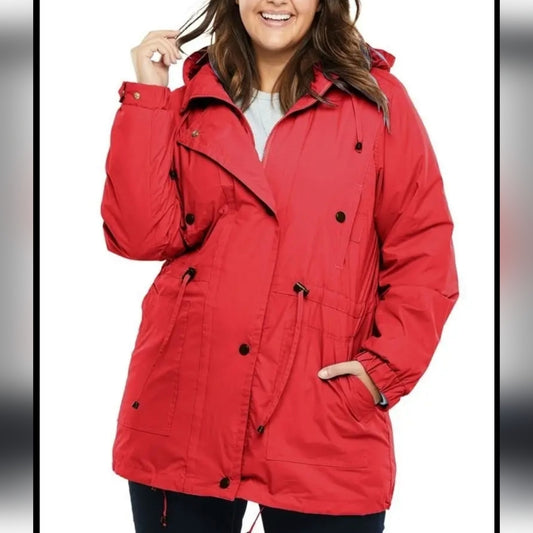 Tudor Court Red Parka - Large