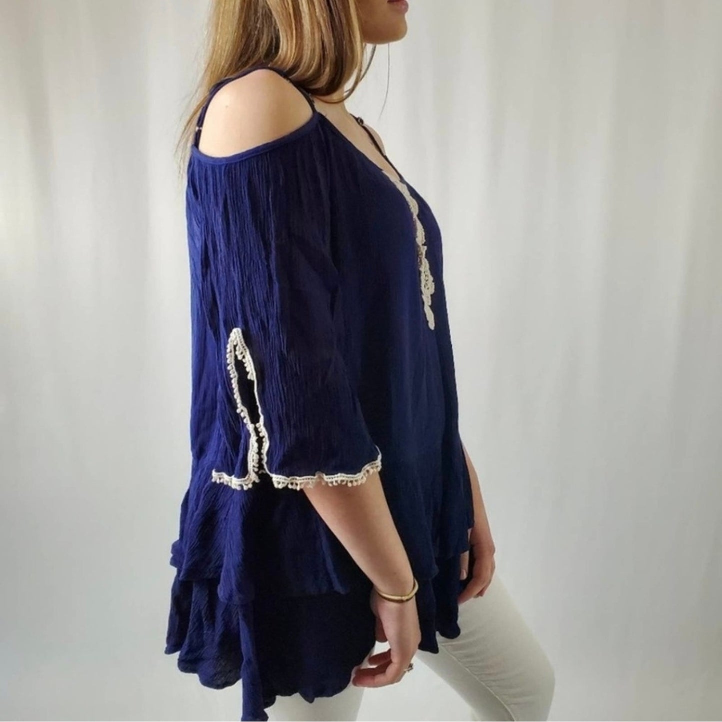 Alta Off Shoulder Lace Tunic