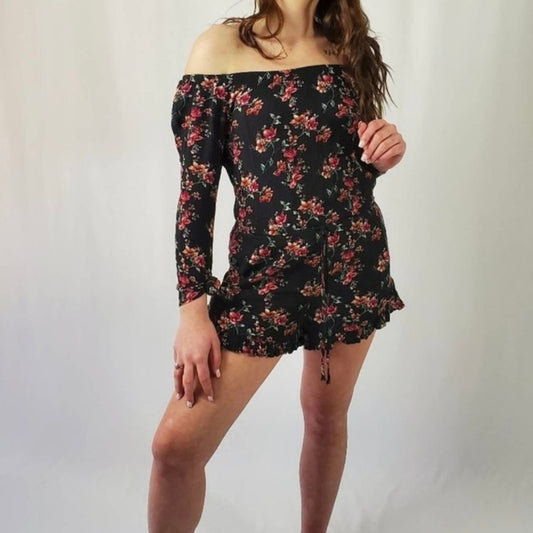 Urban Outfitters Floral Romper - Medium