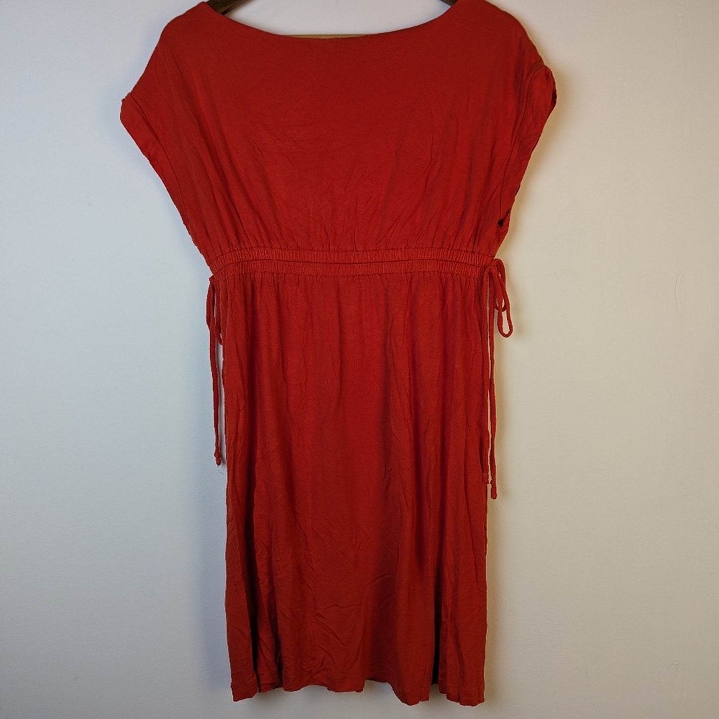 Banana Republic Babydoll Orange Tee Shirt Dress - Small