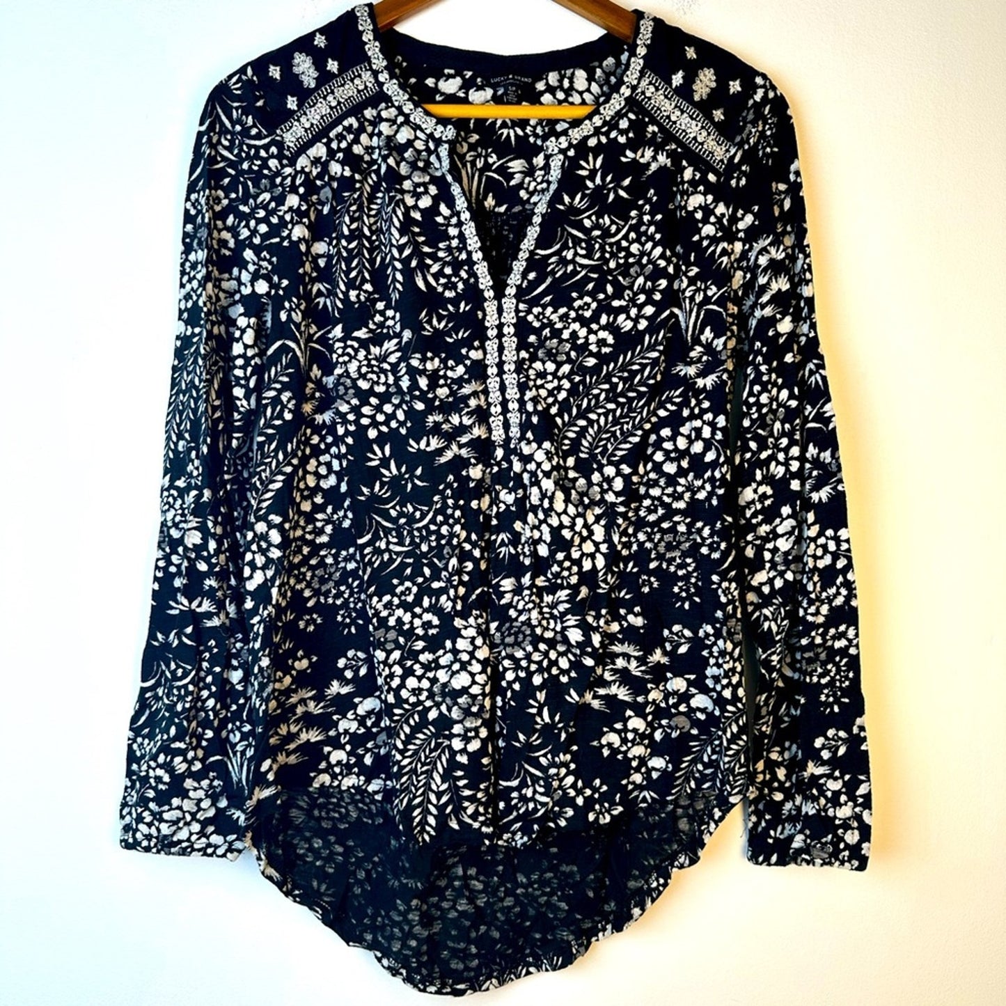 Lucky Brand Embroidered Top