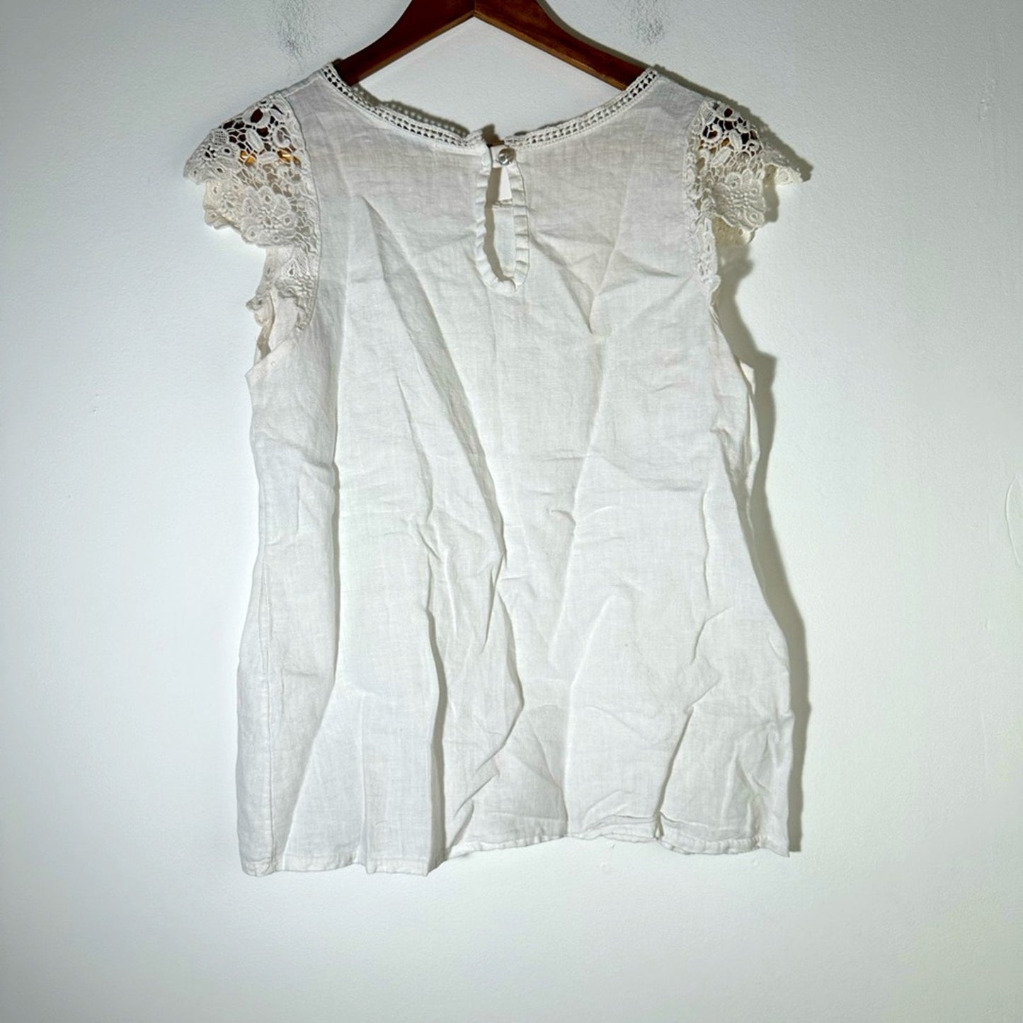 Viola Borghi Linen Embroidered Top