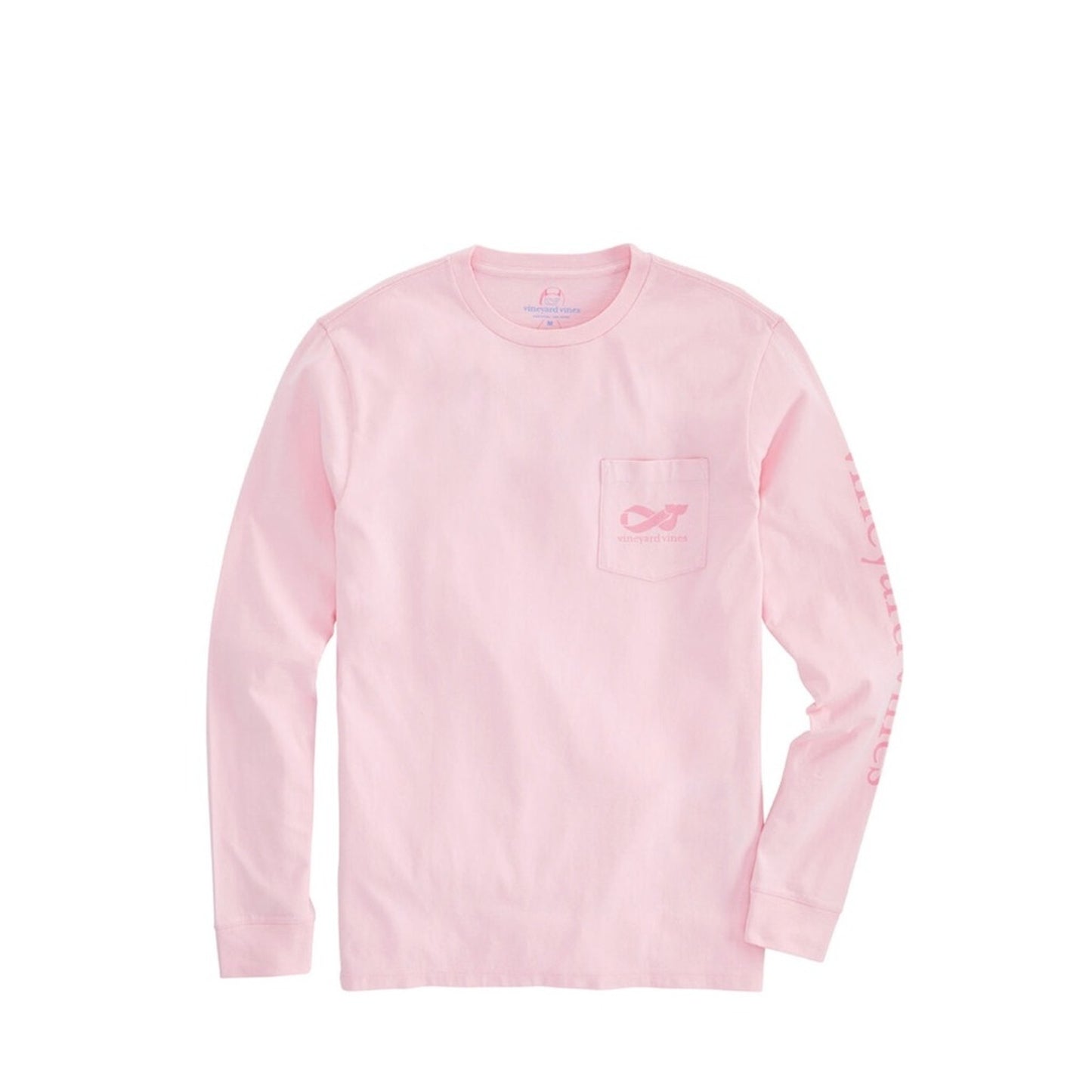 Vineyard Vines 2019 Breast Cancer Awareness Pocket Long Sleeve Tee