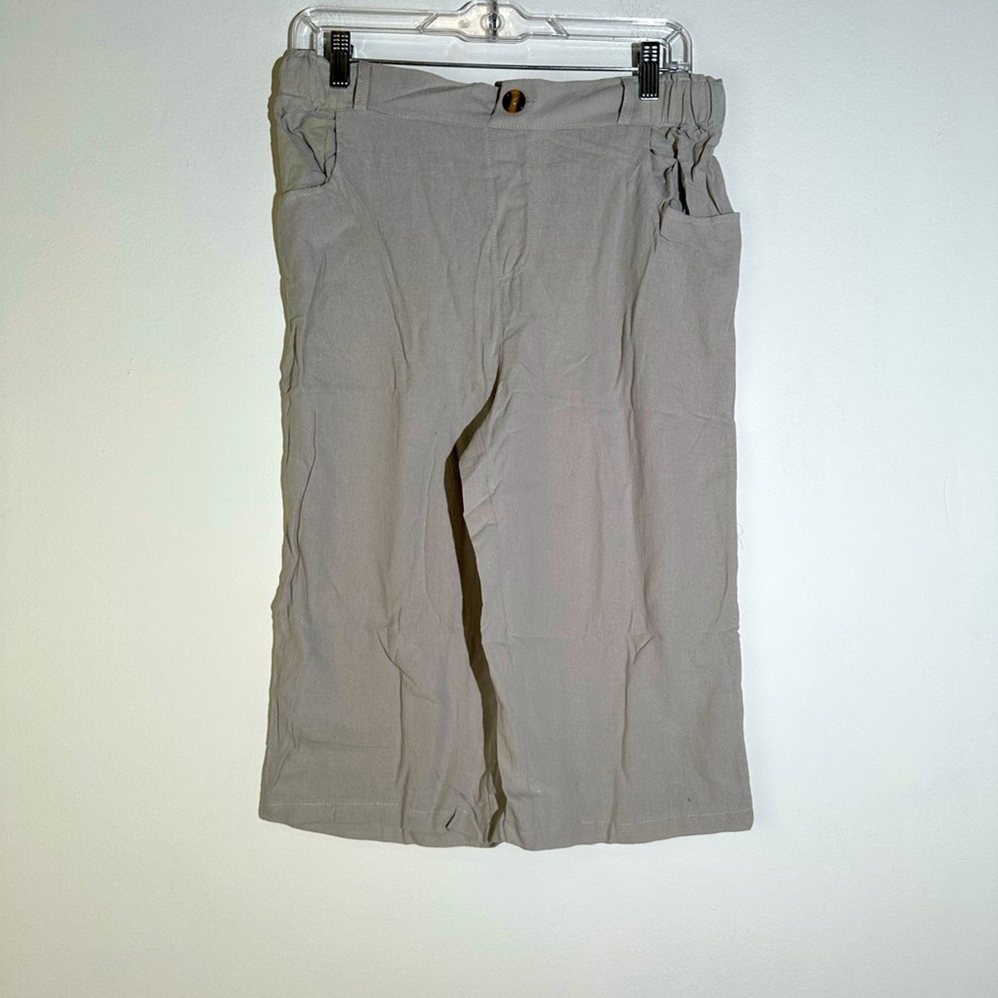 New Grey Bermuda Capris