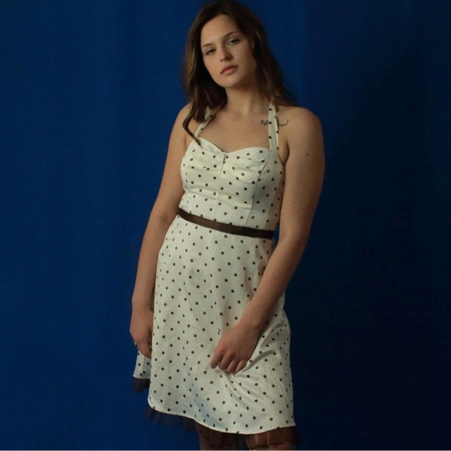 City Triangles Polka Dot Retro Dress - 9