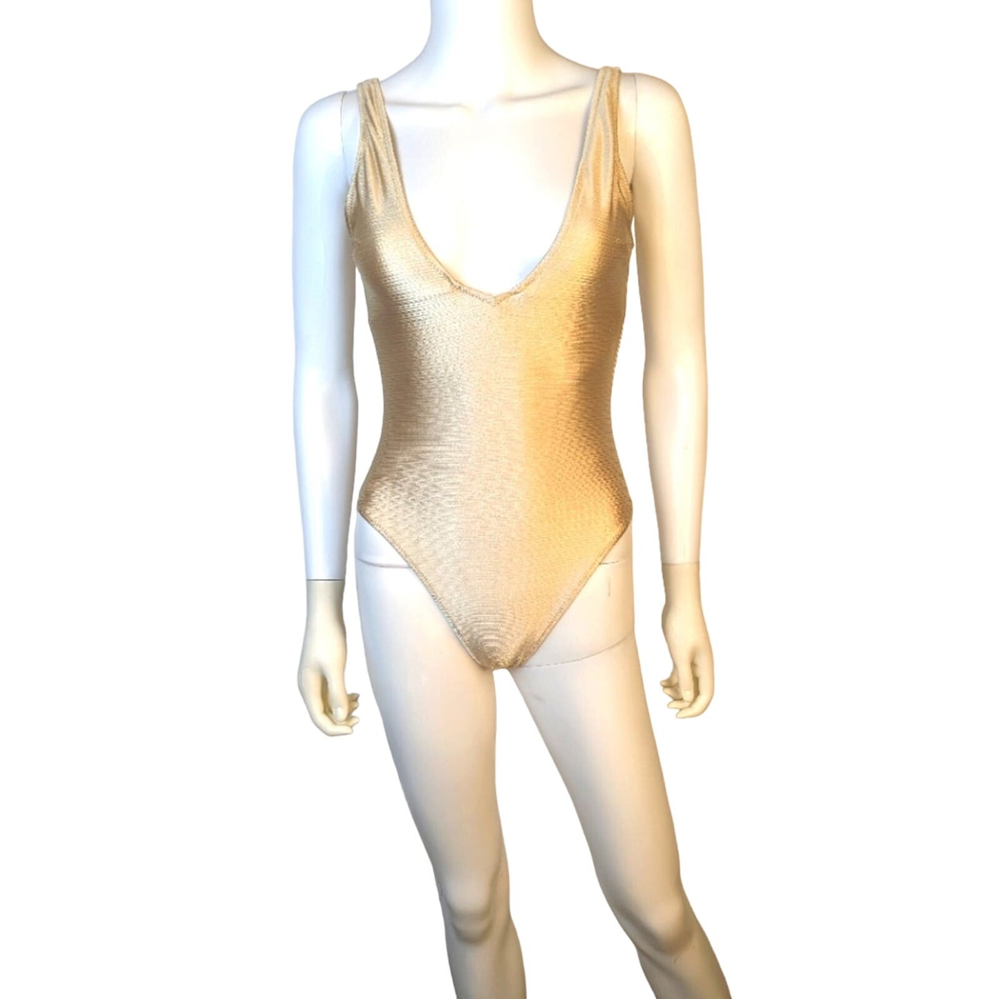 Mono B Gold Swimsuit - Small