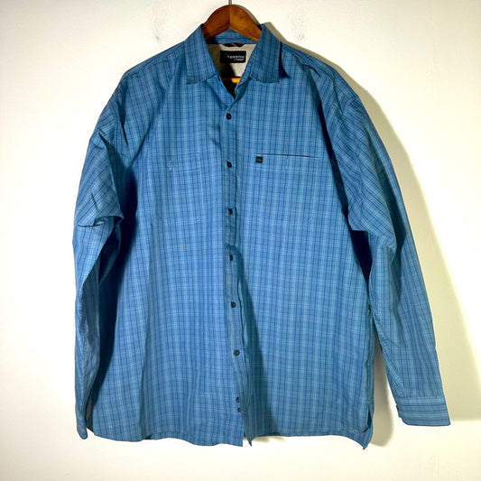 Wrangler ATG Plaid Button Down Shirt