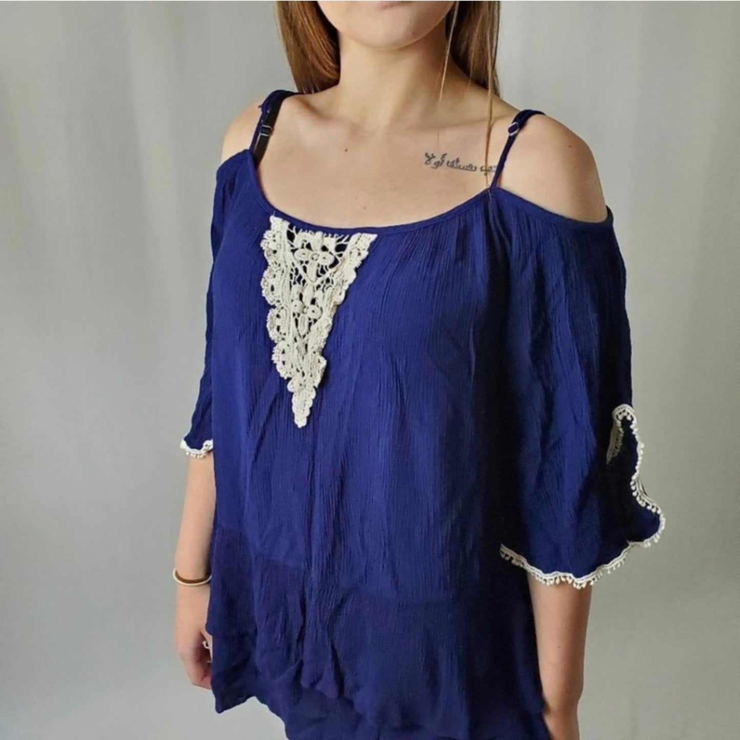 Alta Off Shoulder Lace Tunic