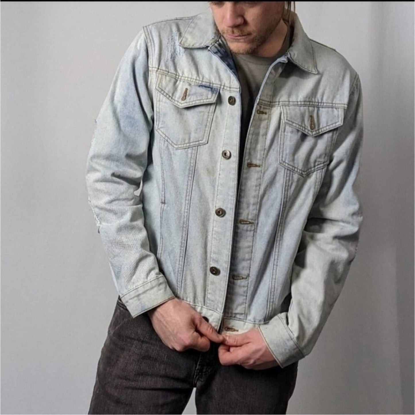 Brooklyn Cloth Distressed Jean Jacket