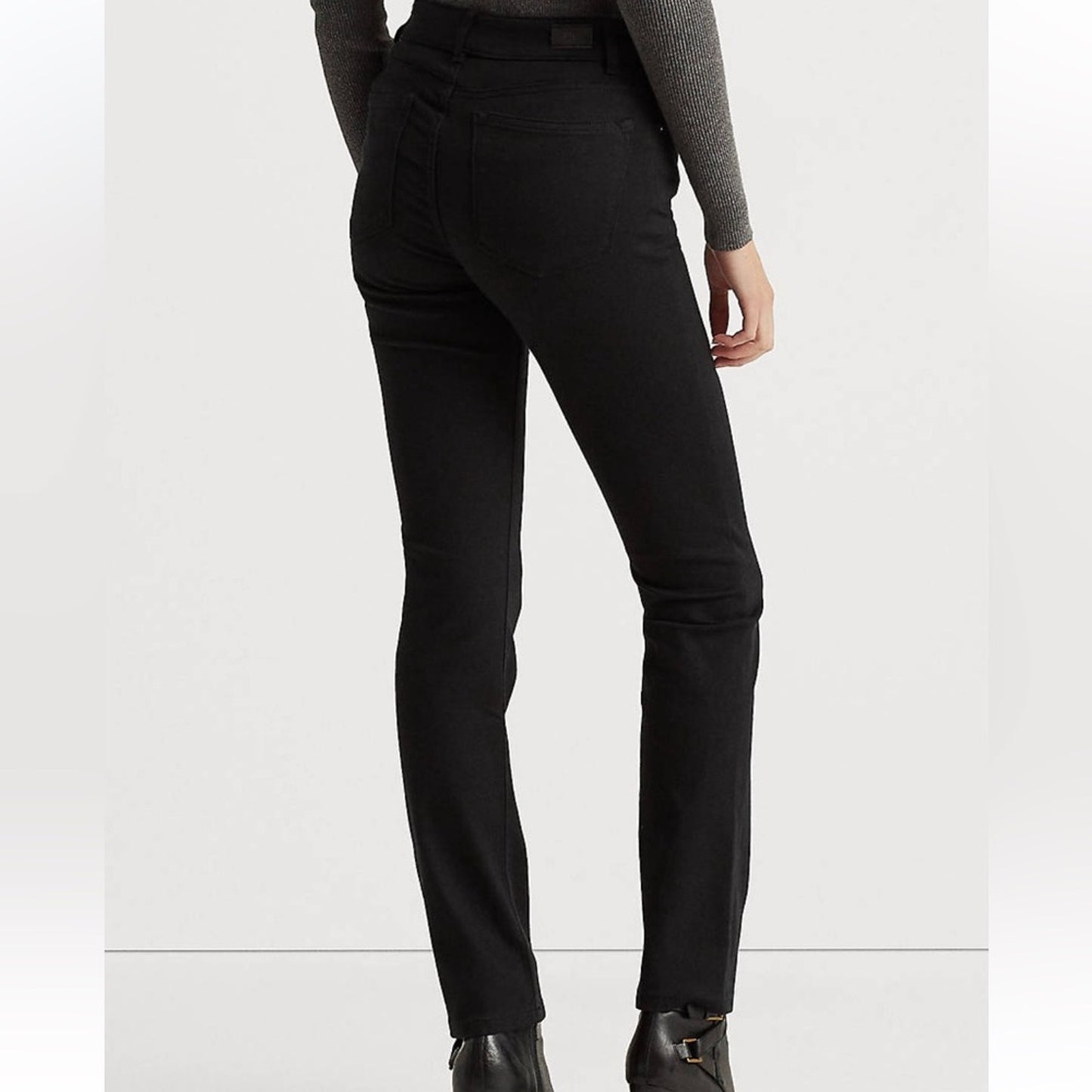 Ralph Lauren Jean Company Straight Leg Black Jeans