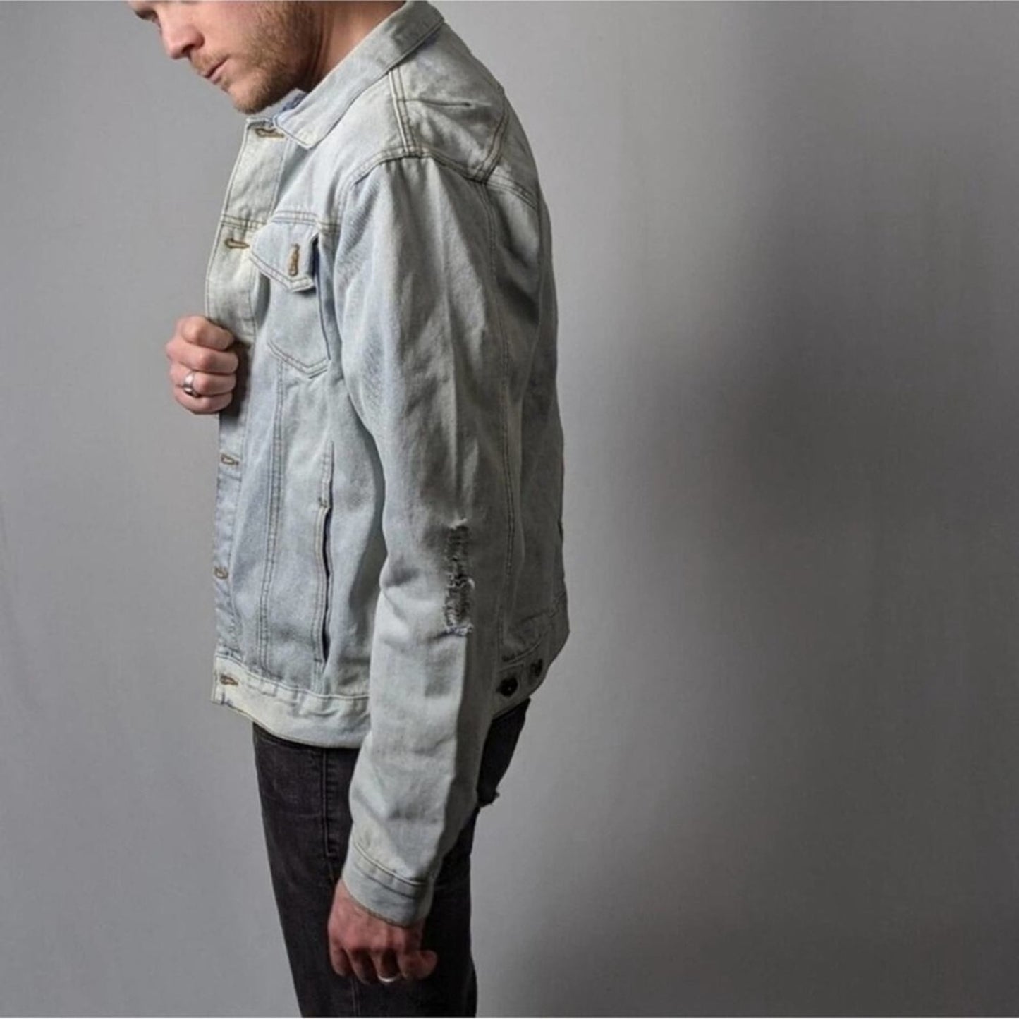 Brooklyn Cloth Distressed Jean Jacket