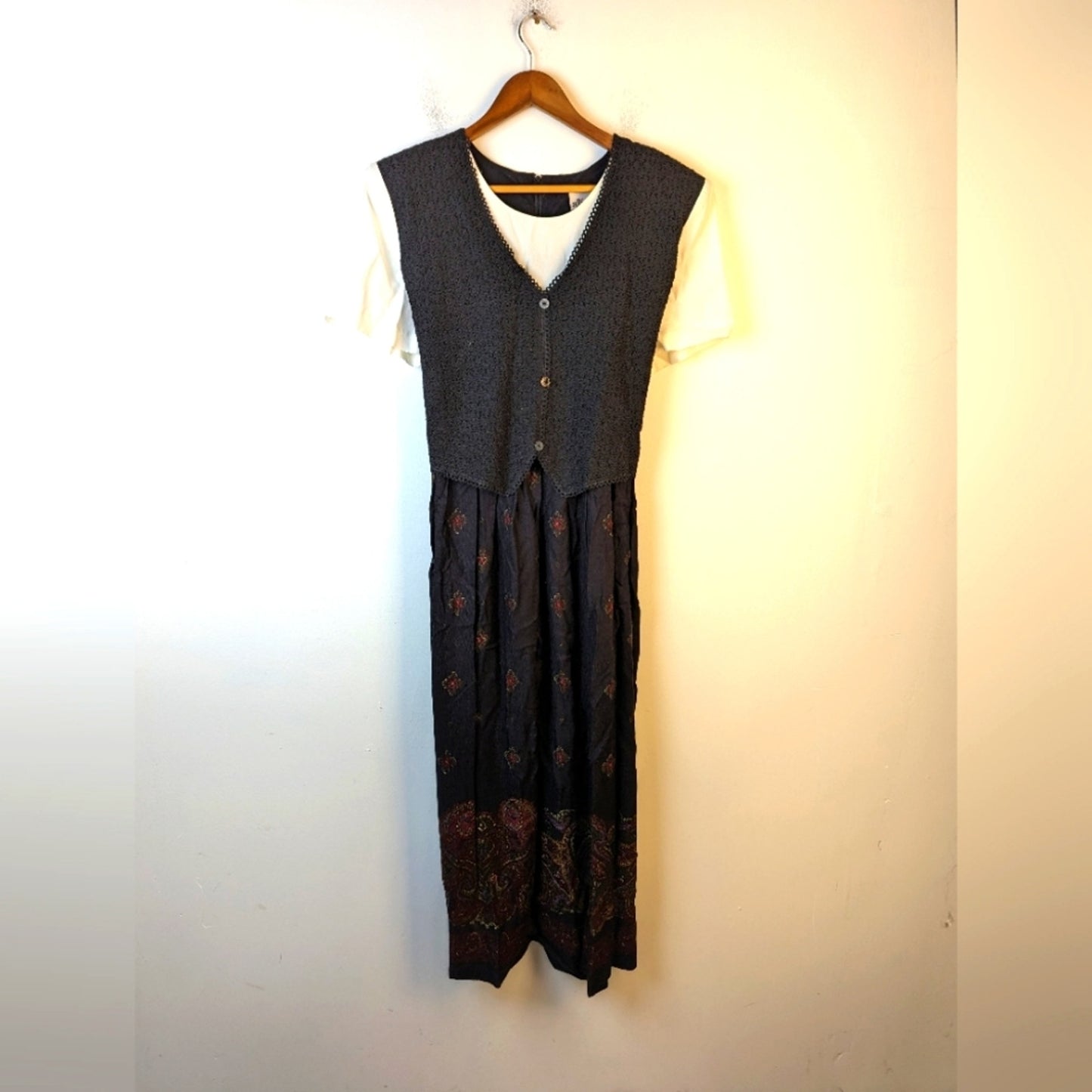 Vintage 80's Schoolteacher Dress - 18