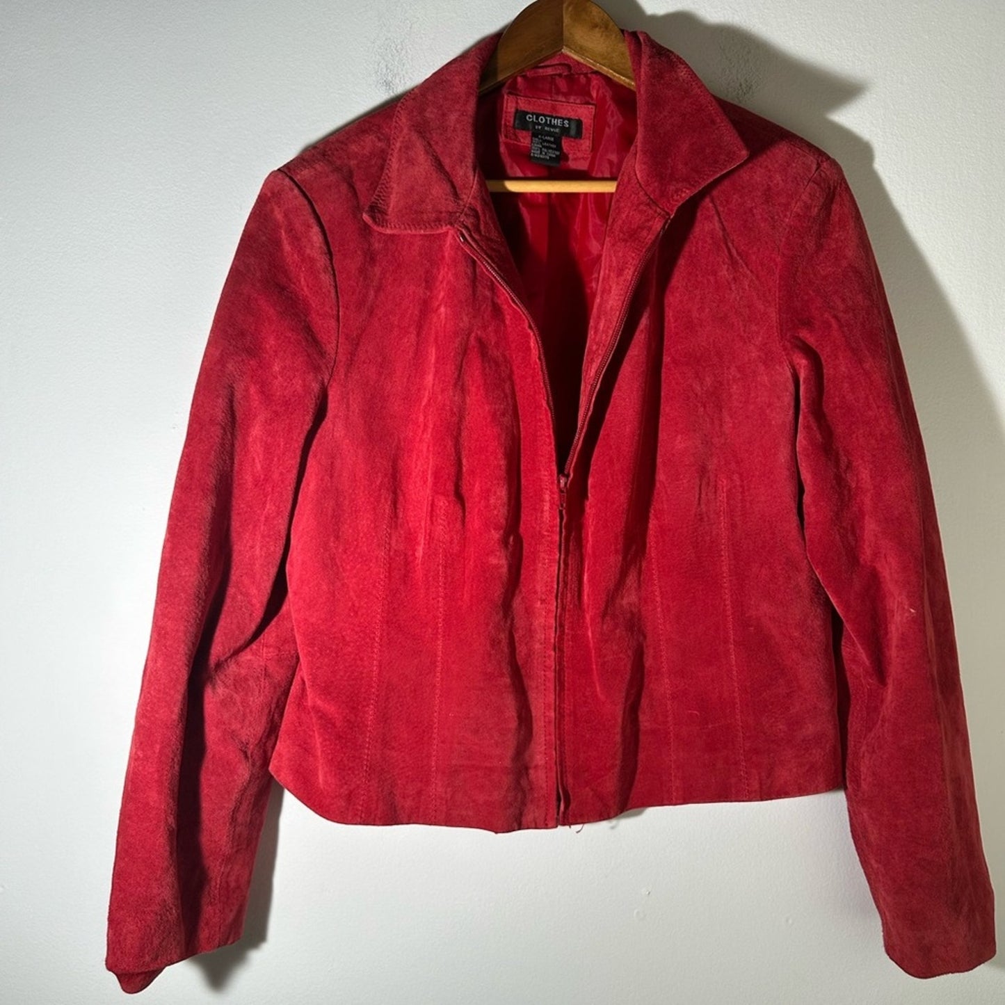 Vintage Revue Red Footloose Leather Jacket