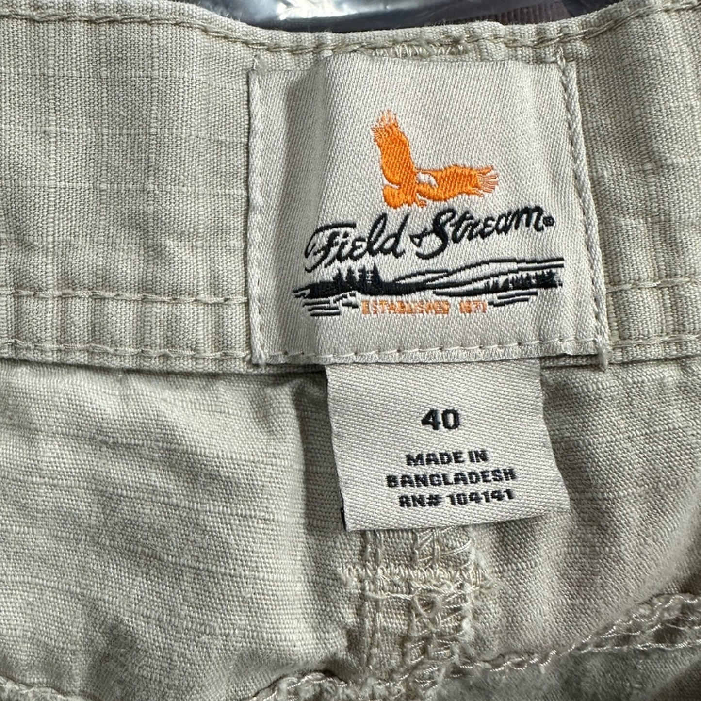 Field + Stream Cargo Khaki Shorts