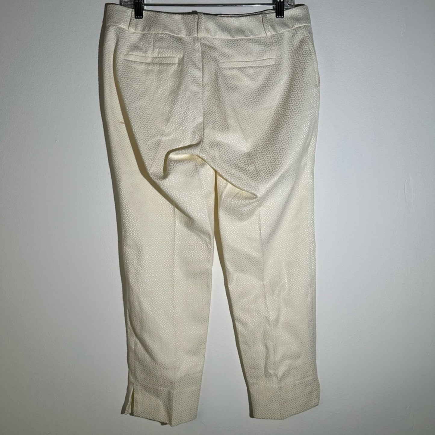 Banana Republic Sycamore Ivory Slim Pants