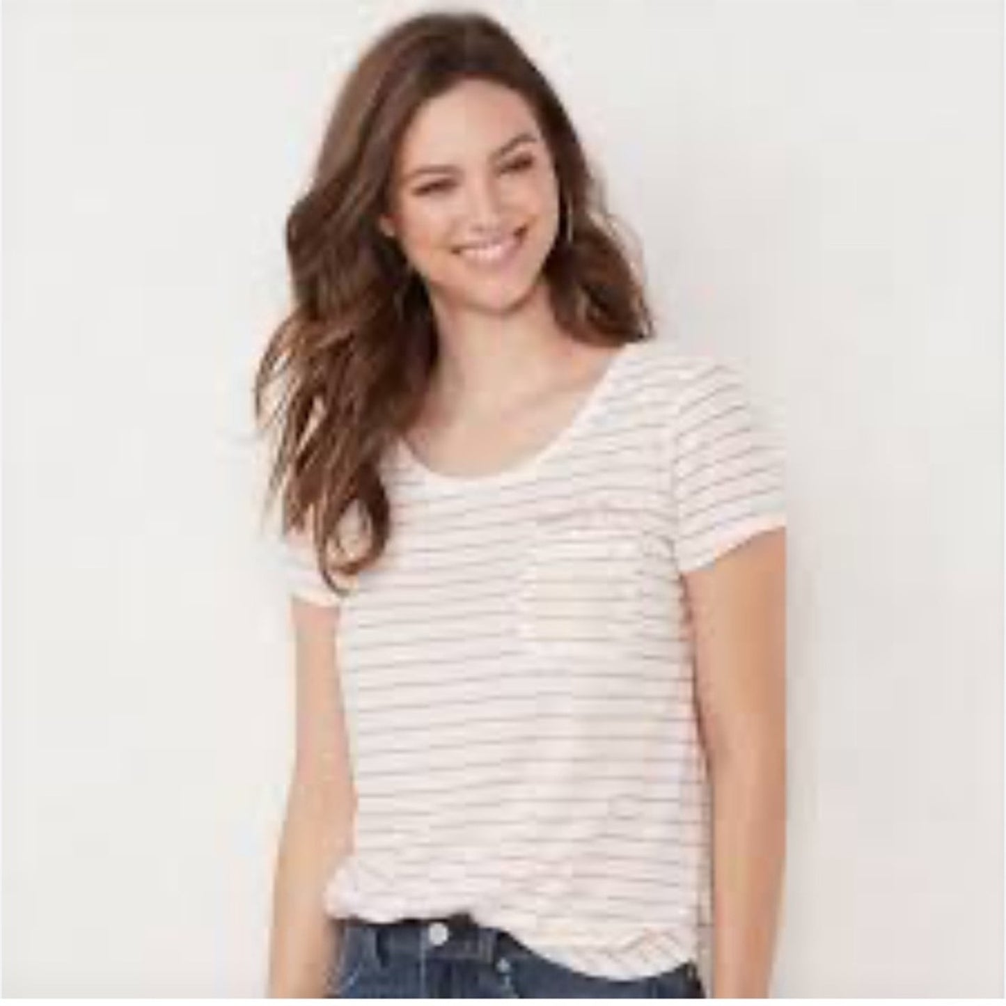 Lauren Conrad LC Striped Tee Shirt