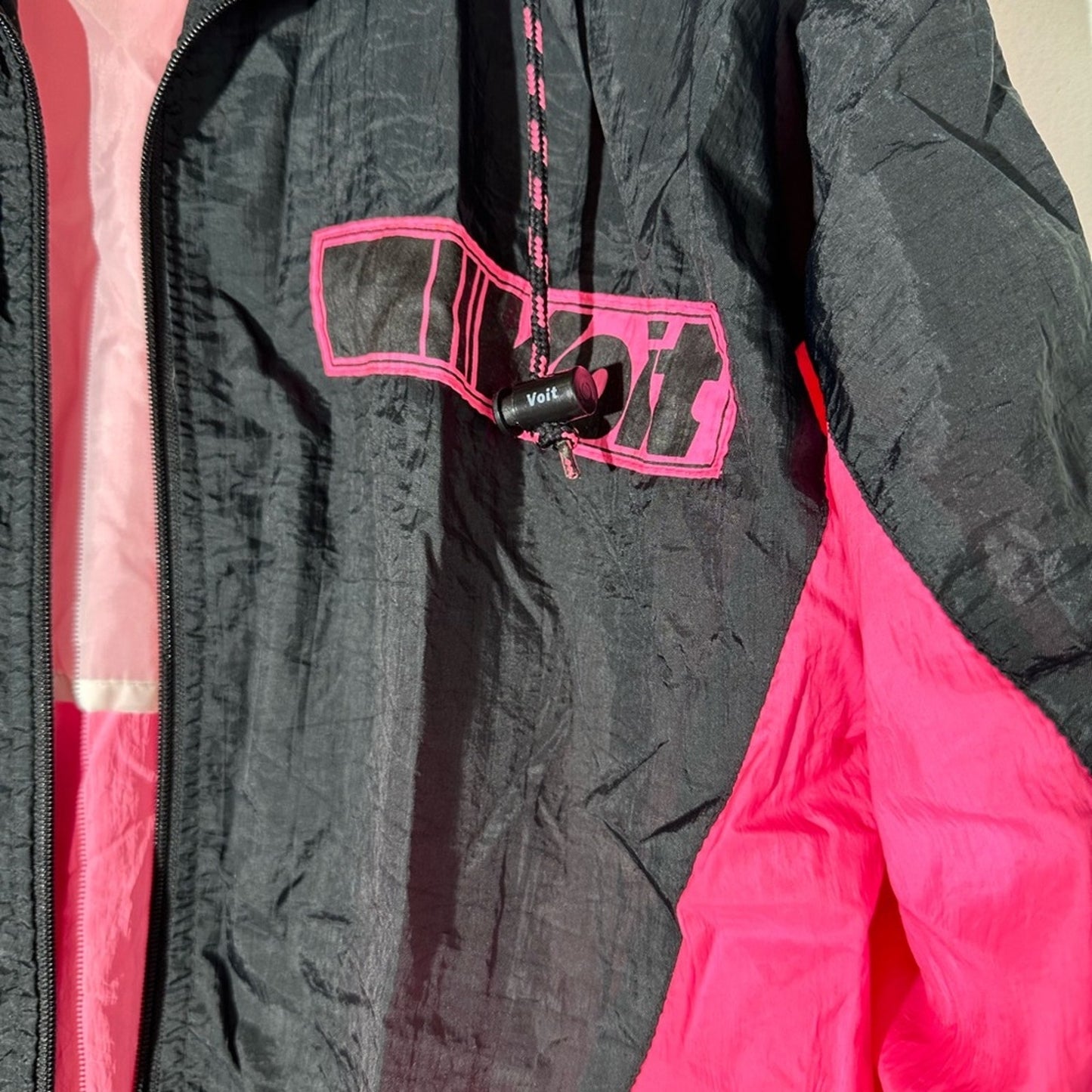 Vintage 80’s VOIT Hot Pink Track Jacket