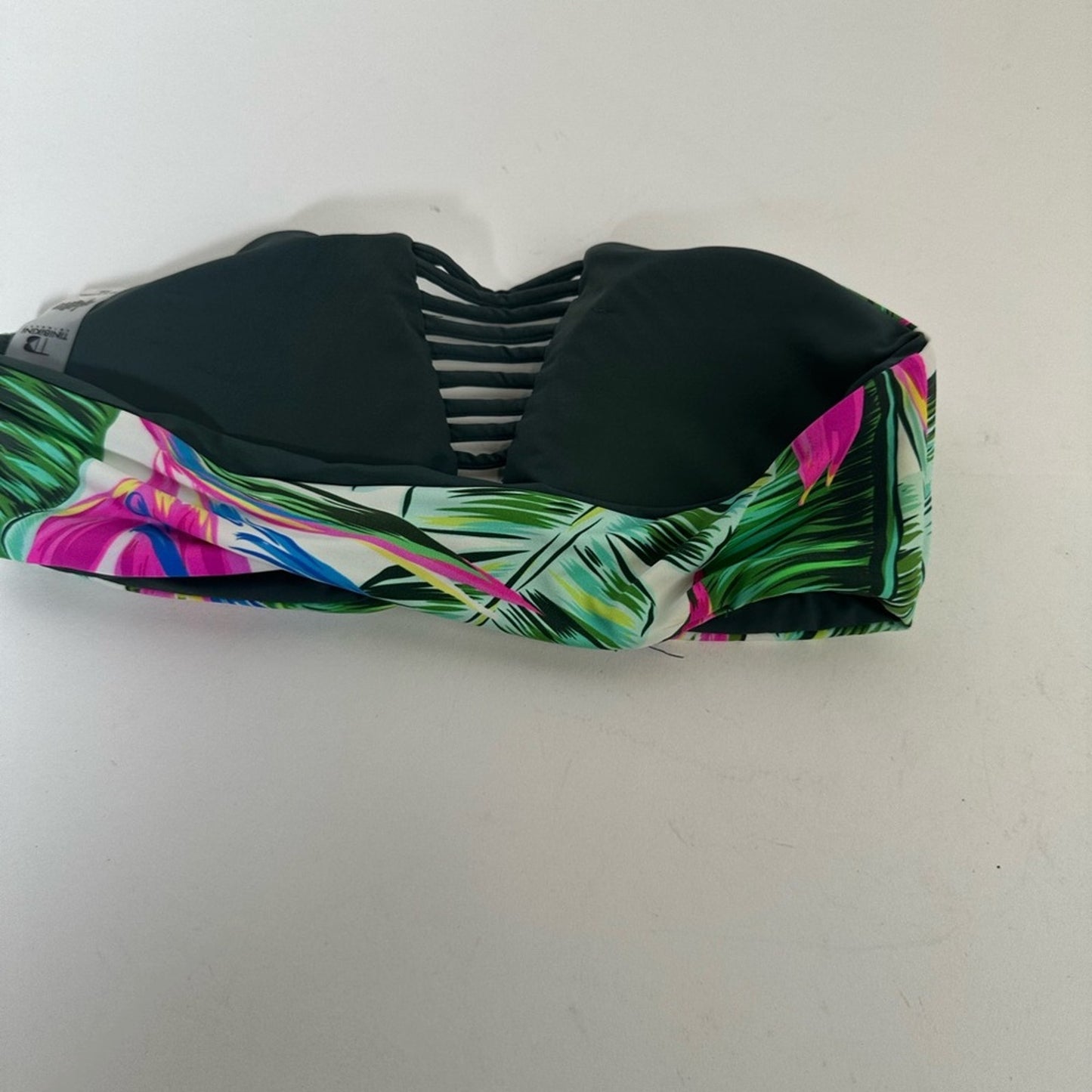 Tinibikini Bandeau Floral Swim Top