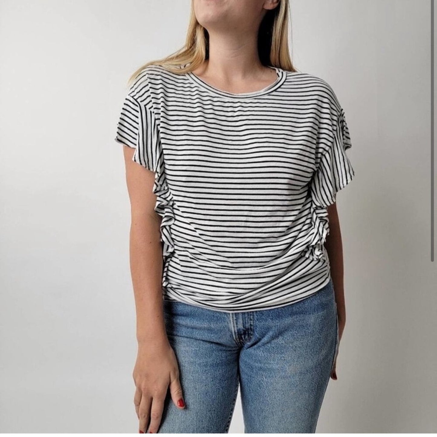 White Birch Striped Top