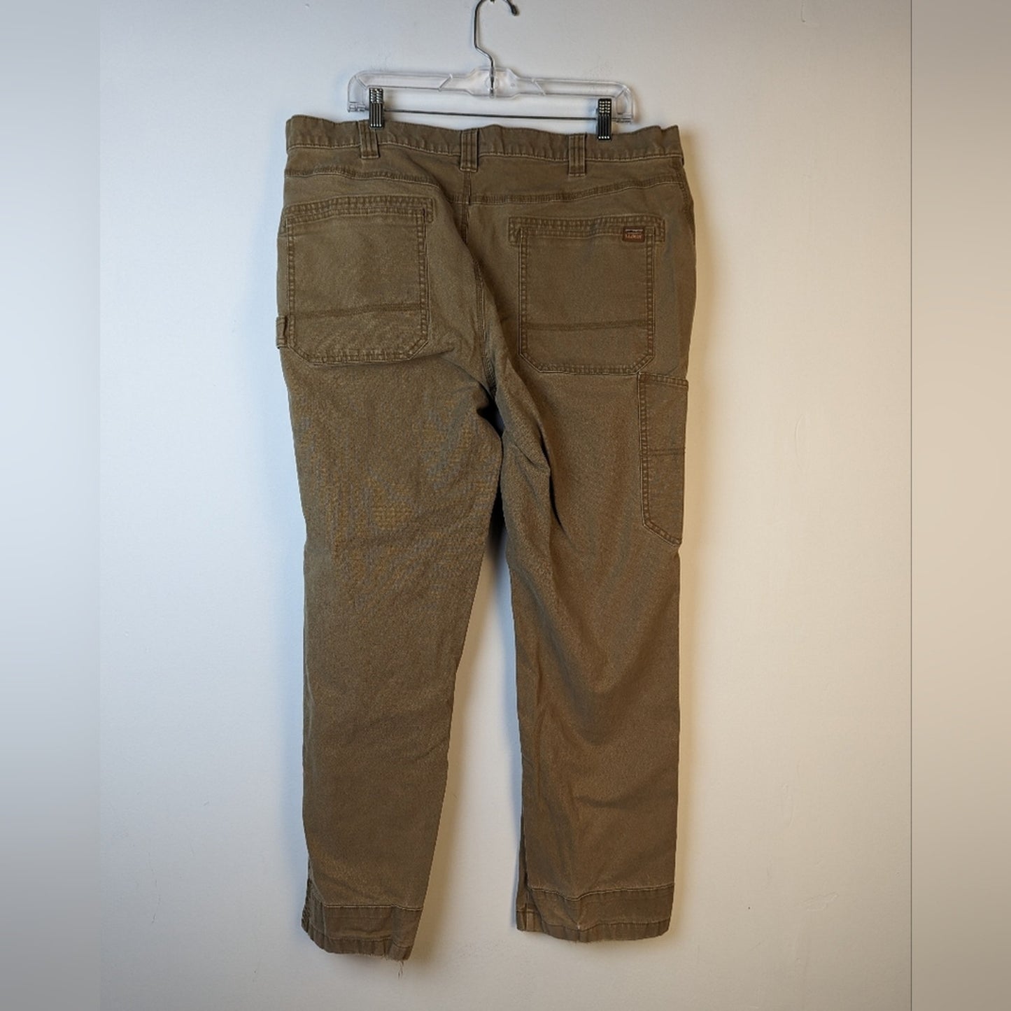 L.L.Bean Khaki Cargo Work Pants - 40