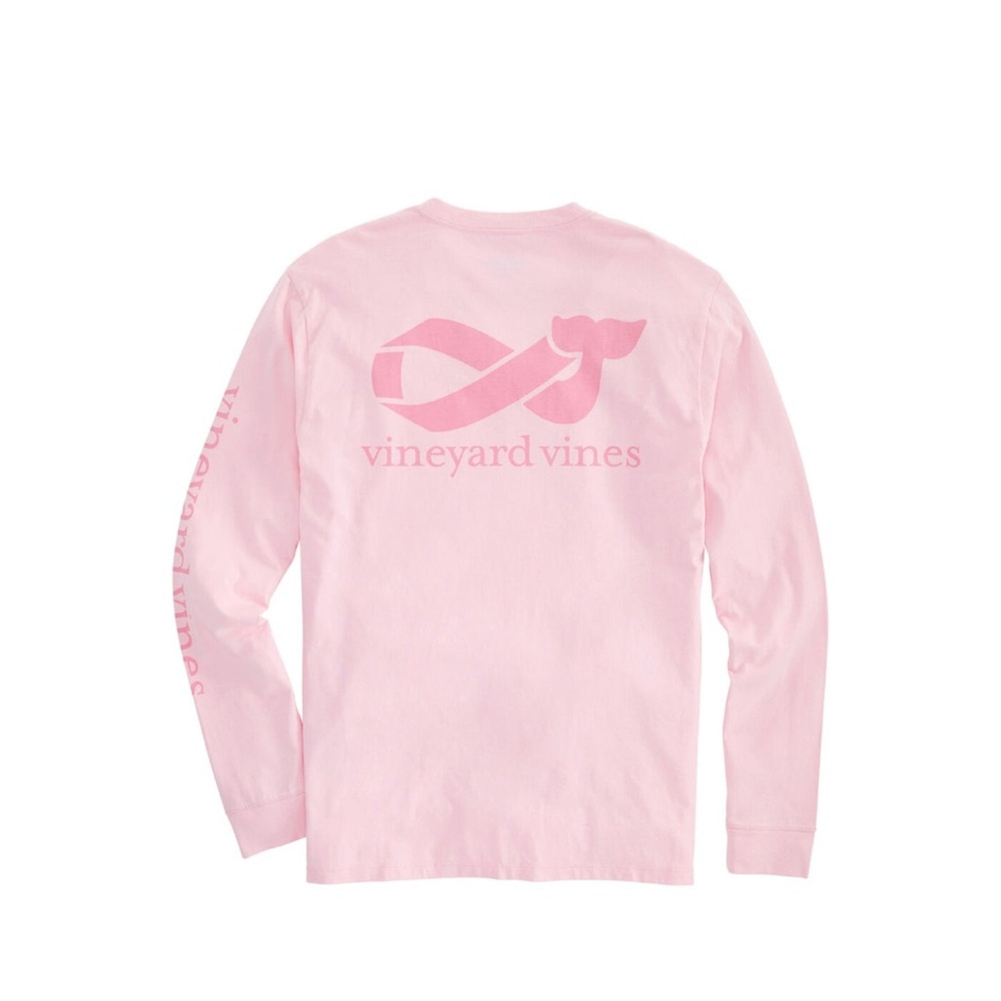 Vineyard Vines 2019 Breast Cancer Awareness Pocket Long Sleeve Tee