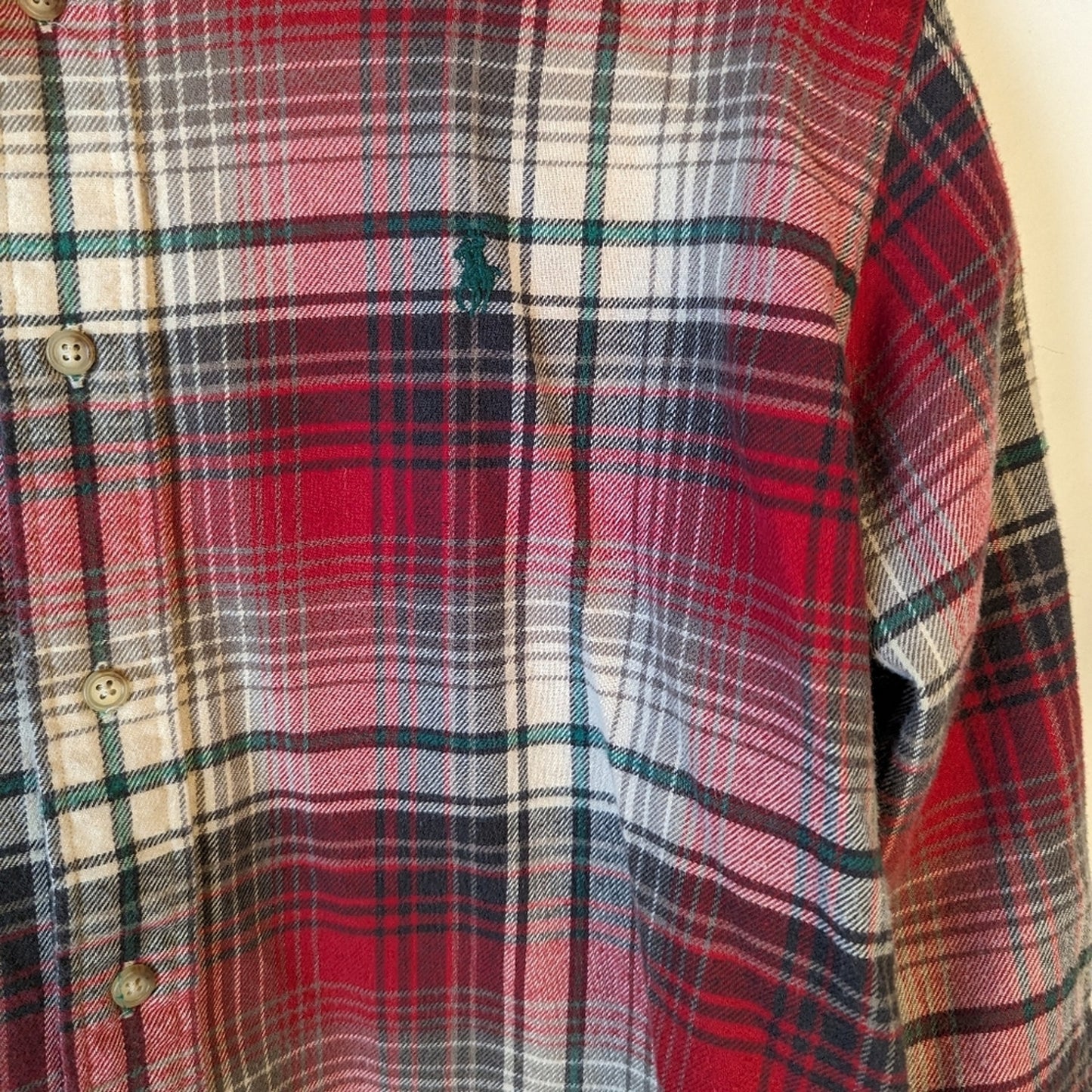 Vintage Ralph Lauren Classic Plaid Shirt - Medium