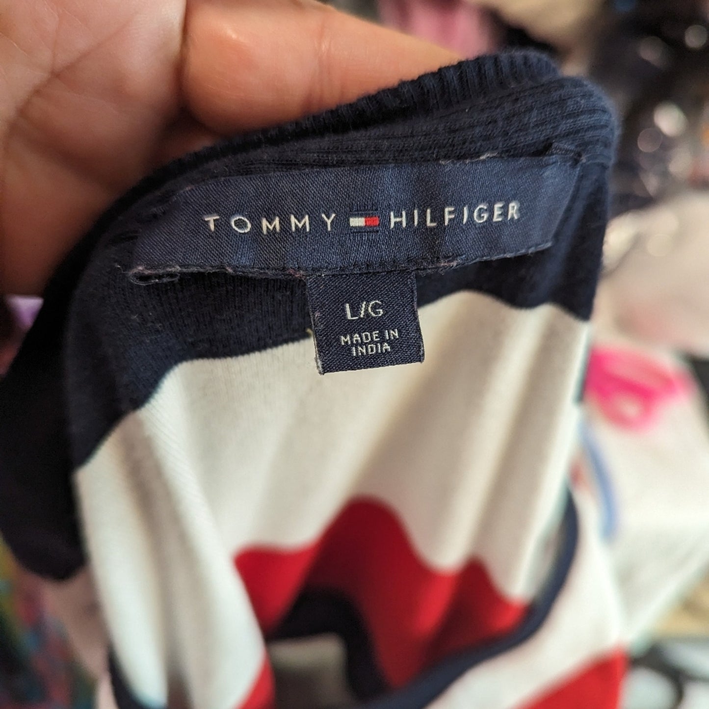 Tommy Hilfiger Striped  All American Top - Large