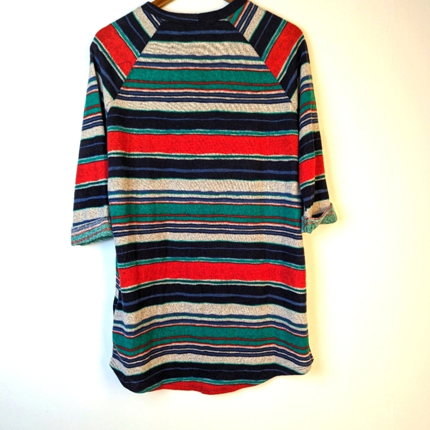 NWT Cherish Fleece Striped Dress - Large