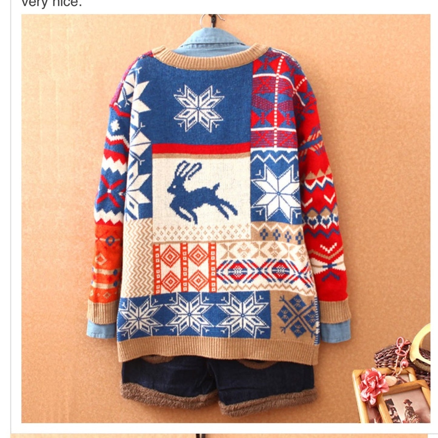 Rabbit Star Knit Sweater