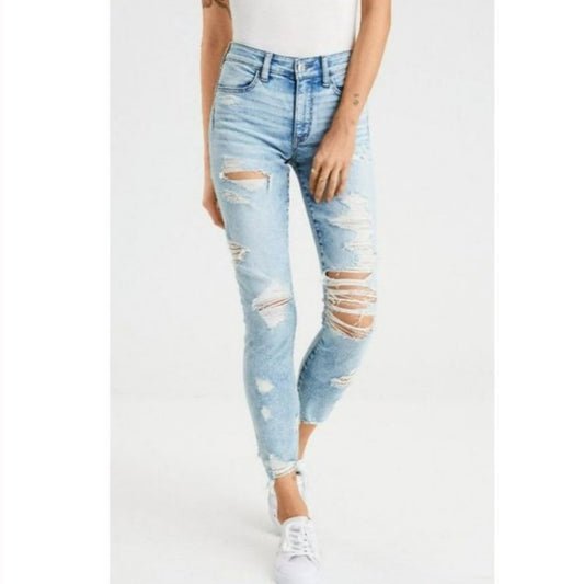 American Eagle Tattered Distressed Stretch Jeans