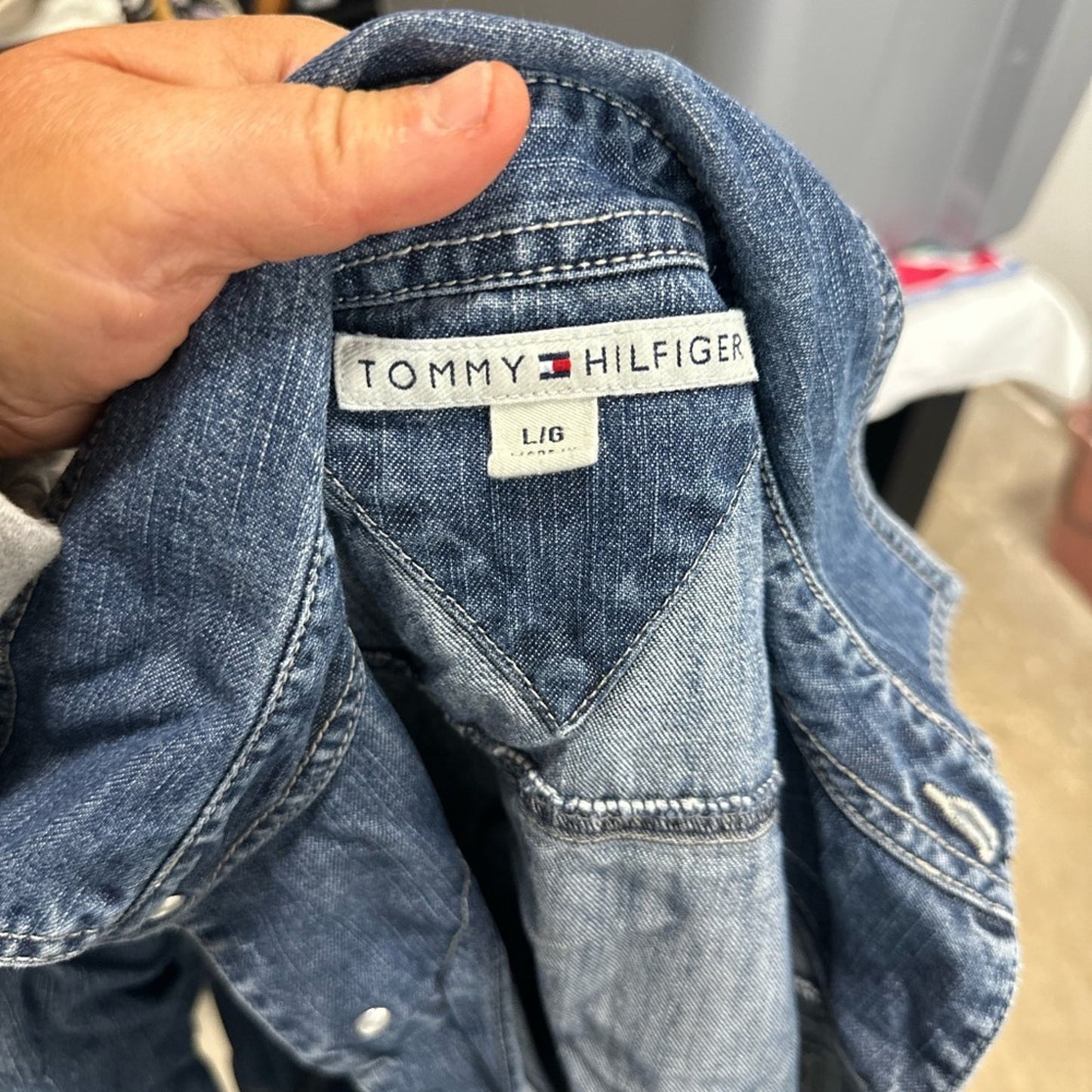 Tommy Hilfiger Cropped Jean Jacket