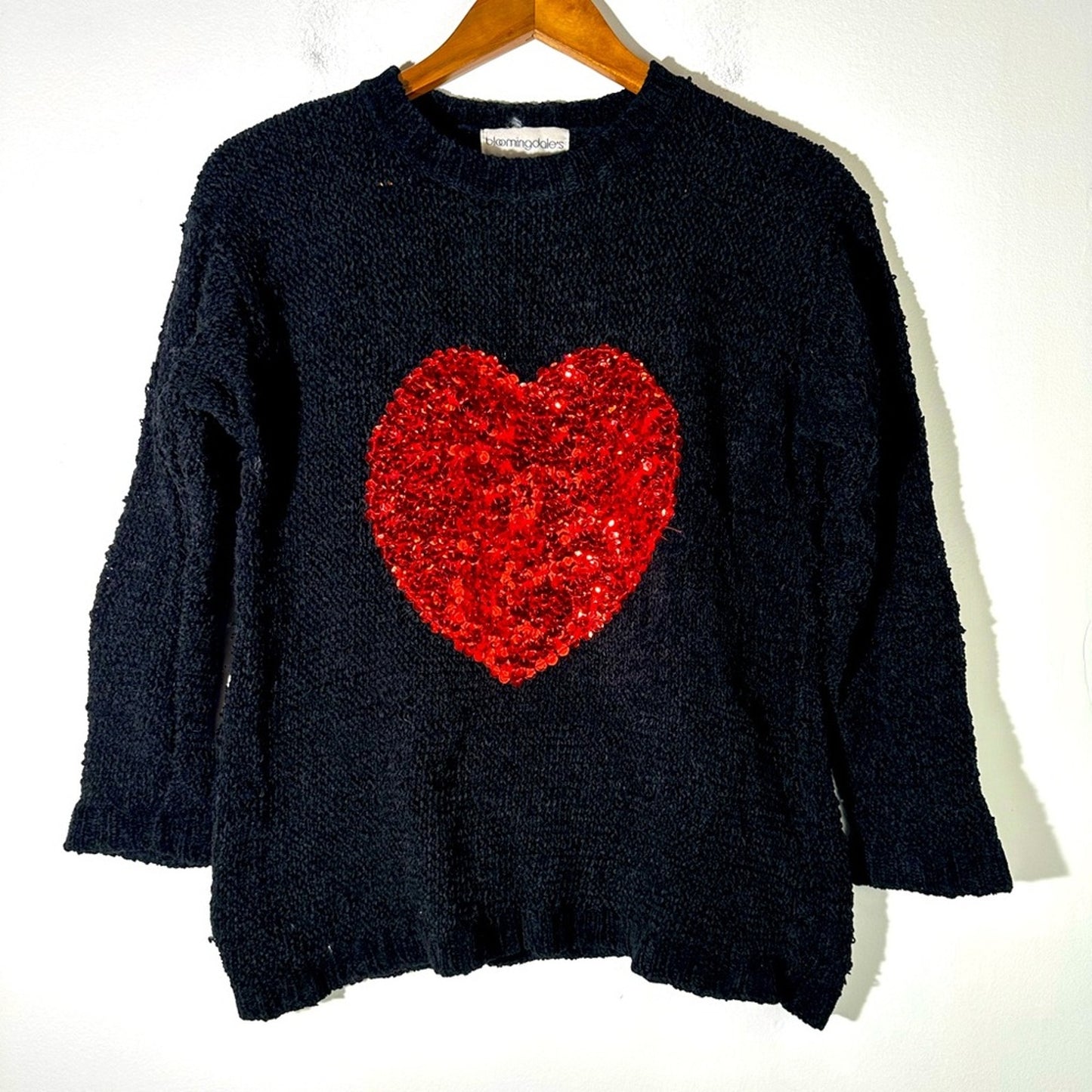 Bloomingdale’s Popcorn Heart Sweater