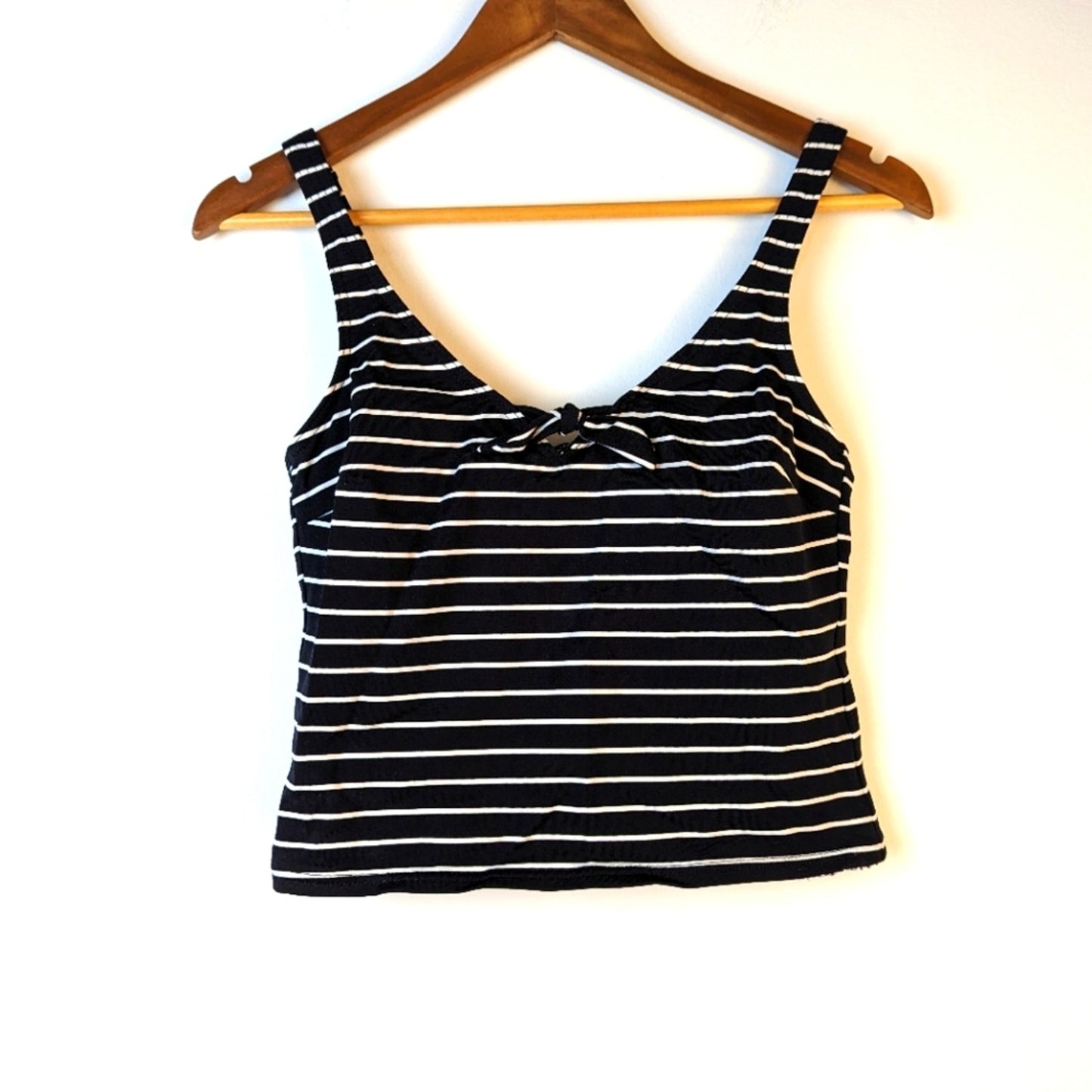 Lands End Striped Tankini Top - 6