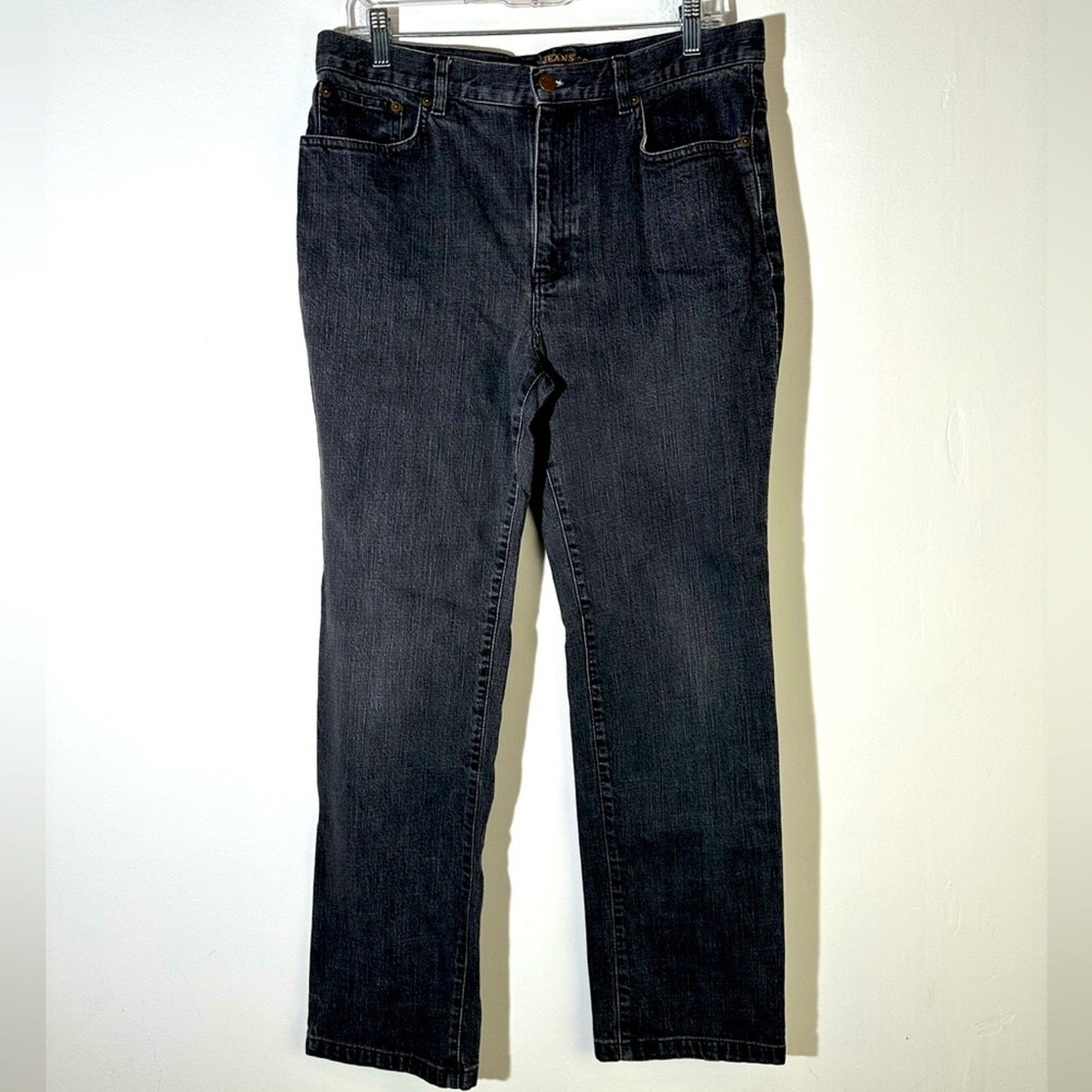 Ralph Lauren Jean Company Straight Leg Black Jeans