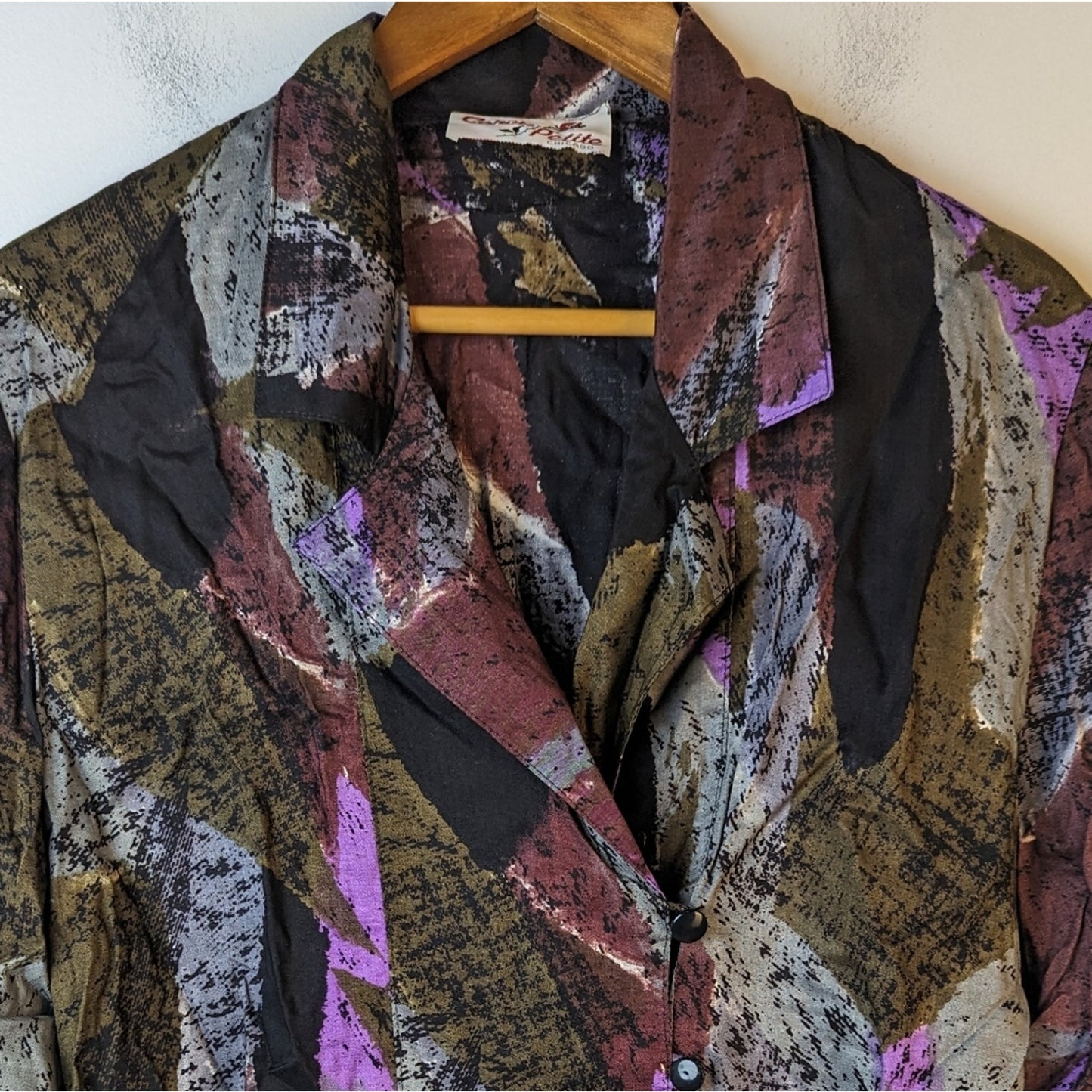 Vintage 80's Abstract Jacket - Medium