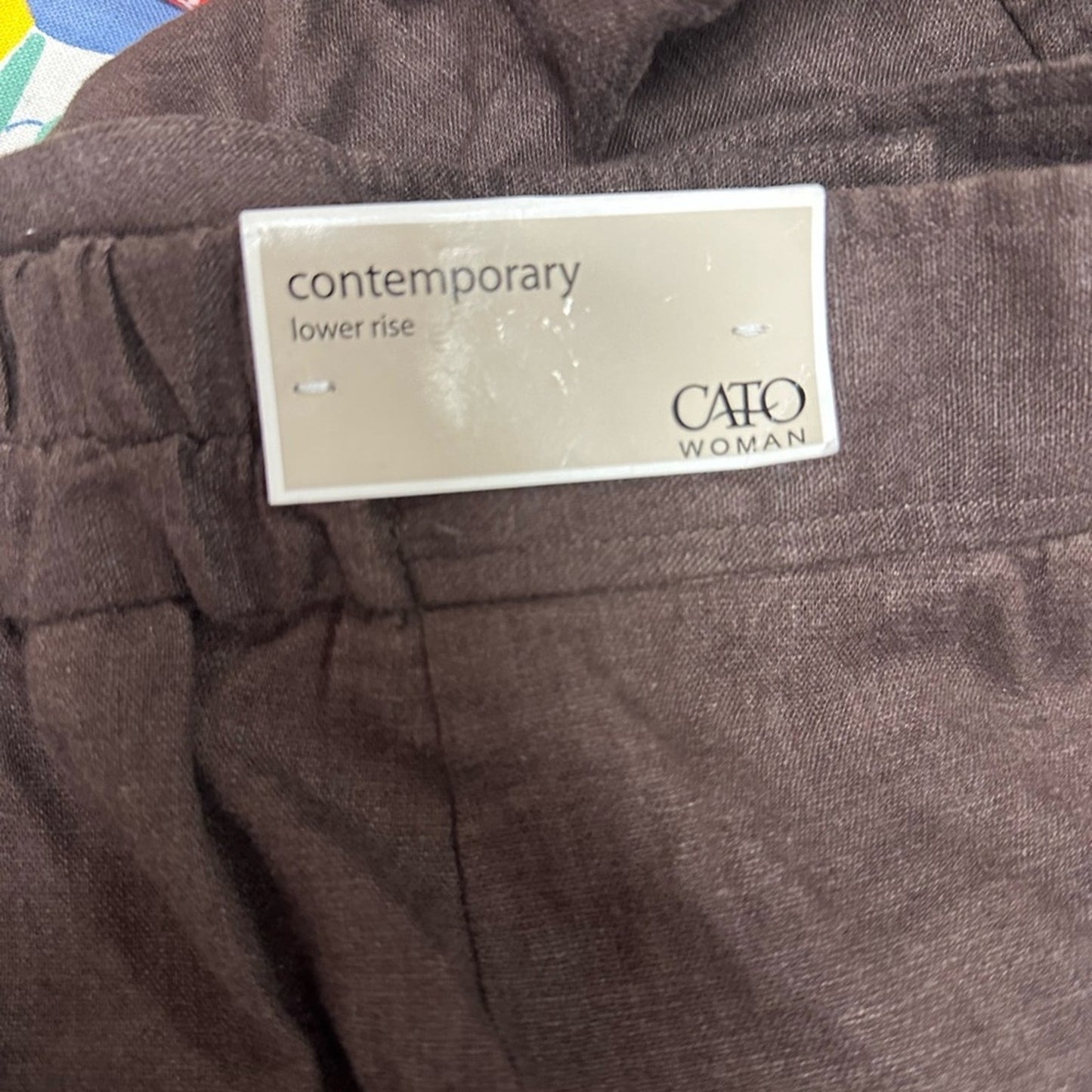 Cato Linen Low Rise Pants NWT