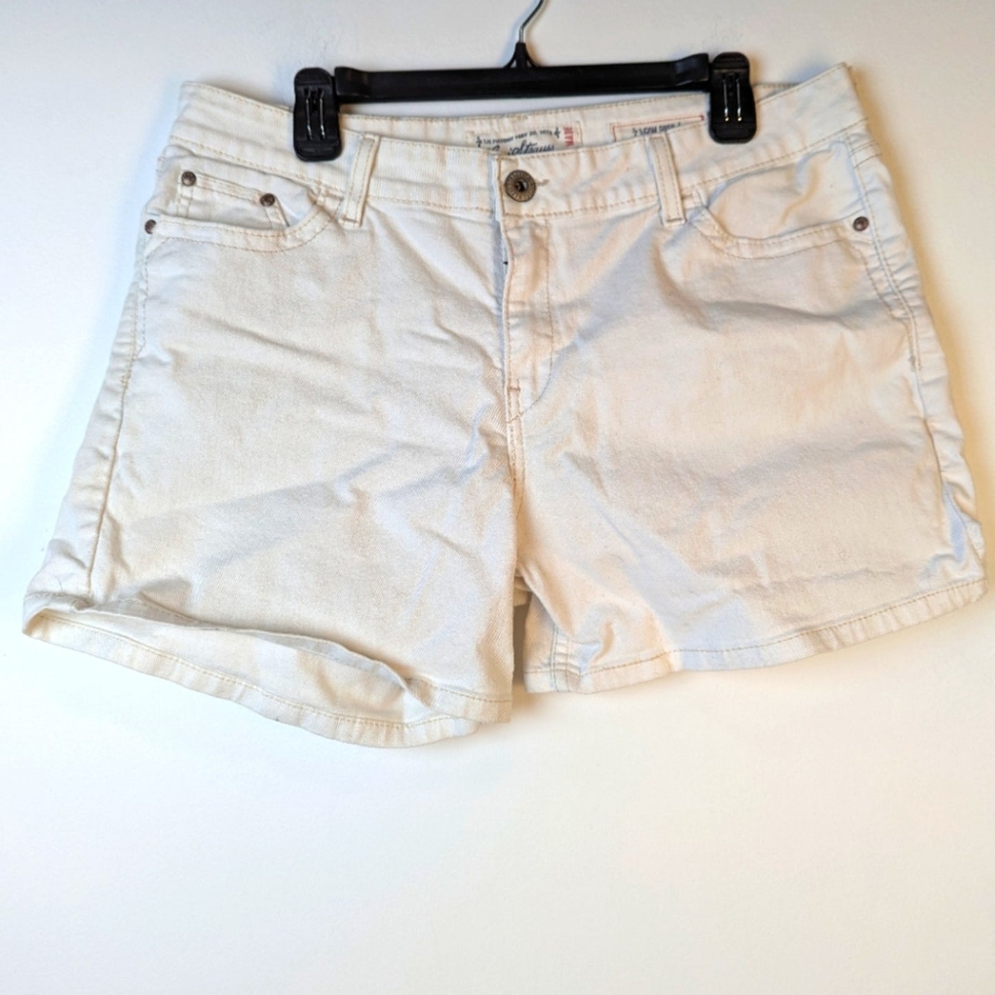 Levi's White Denim Shorts - 16