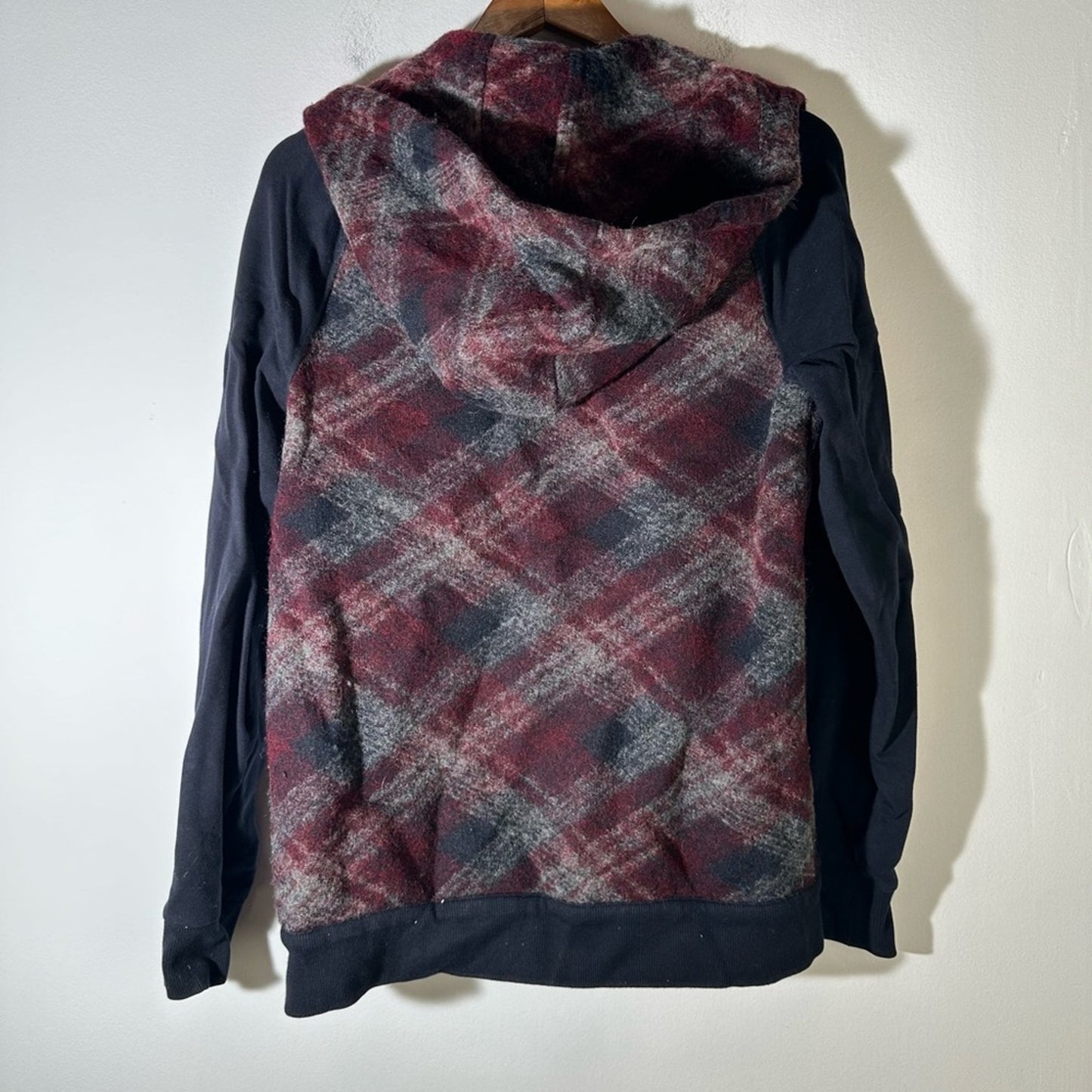 Armani Exchange Wool Plaid Bomber Jacket