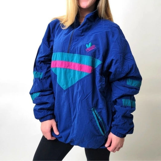 Vintage 80’s Color Block Track Jacket